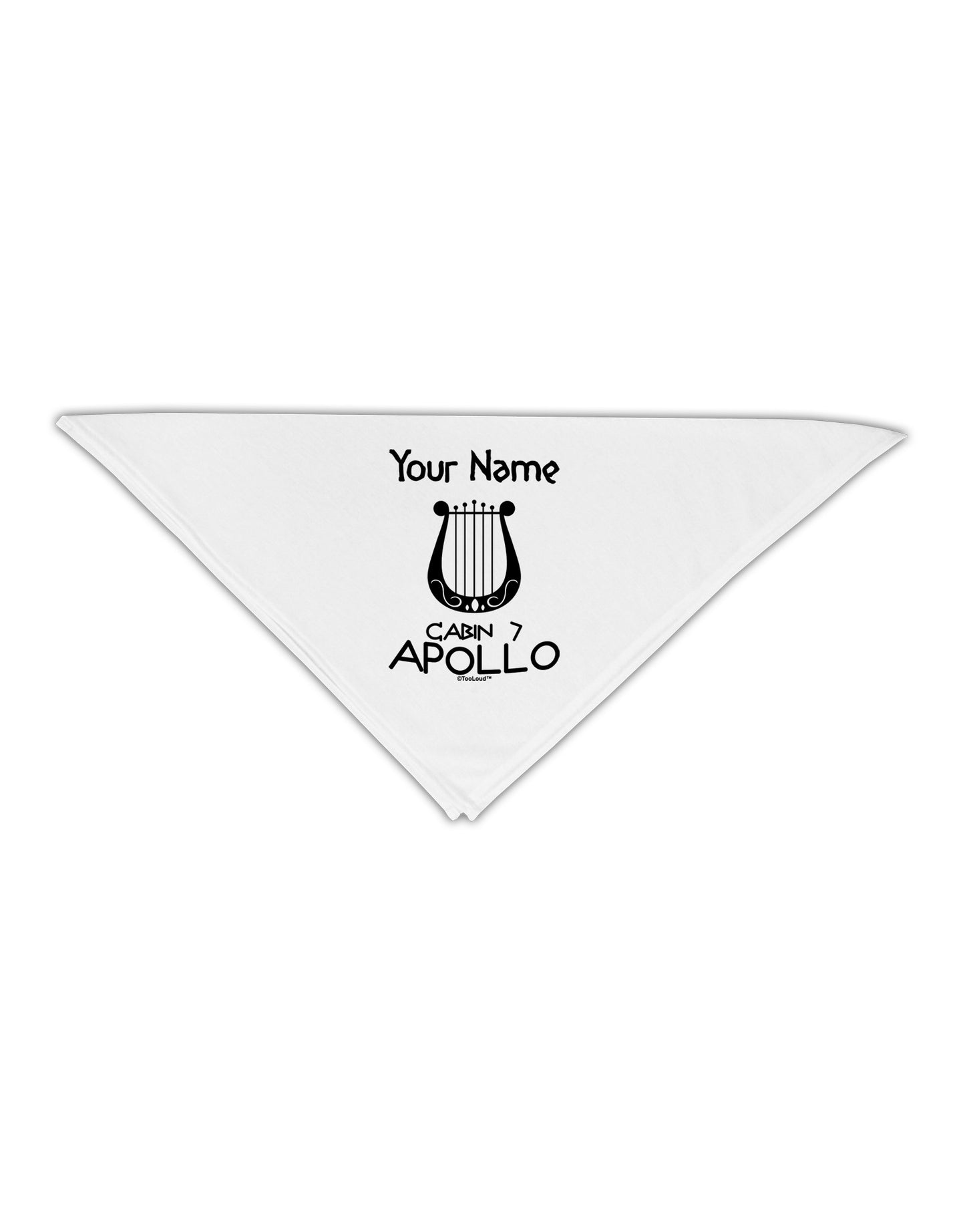 Personalized Cabin 7 Apollo Adult 19" Square Bandana-Square Bandanas-TooLoud-White-One-Size-Adult-Davson Sales