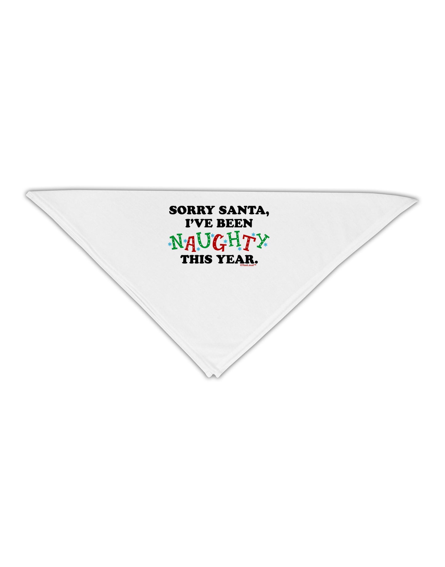 I've Been Naughty This Year Adult 19" Square Bandana-Square Bandanas-TooLoud-White-One-Size-Adult-Davson Sales