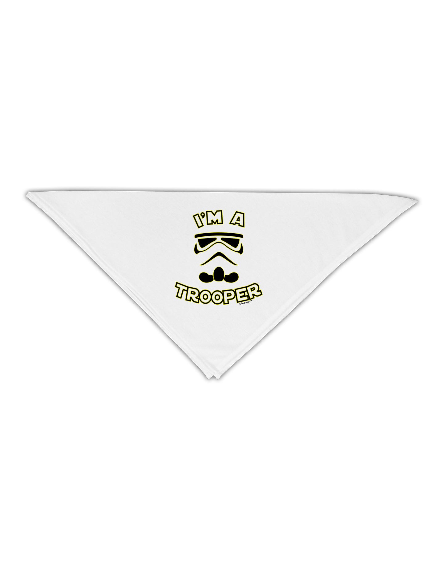 I'm A Trooper Adult 19" Square Bandana-Square Bandanas-TooLoud-White-One-Size-Adult-Davson Sales
