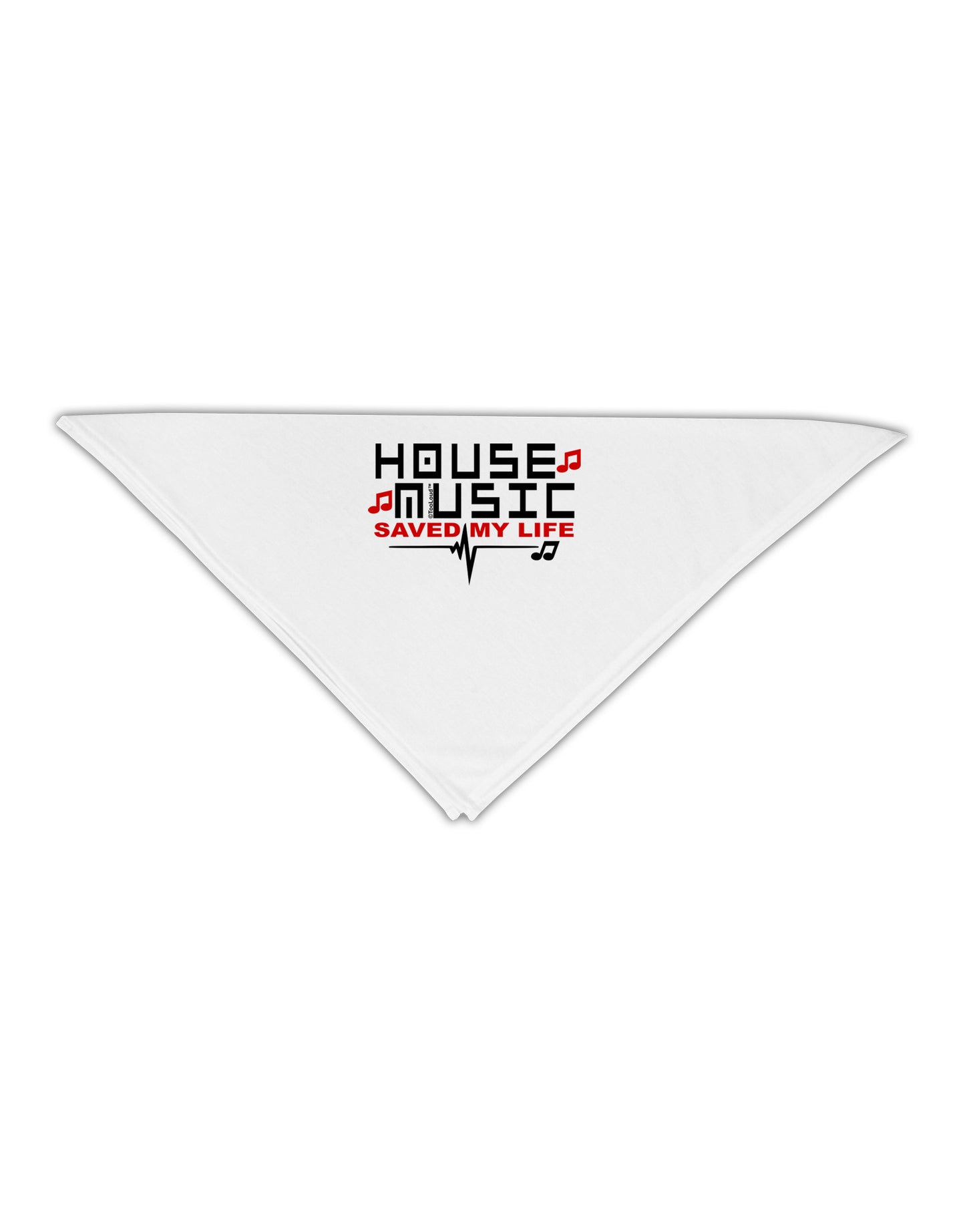 House Saved My Life Adult 19" Square Bandana-Square Bandanas-TooLoud-White-One-Size-Adult-Davson Sales
