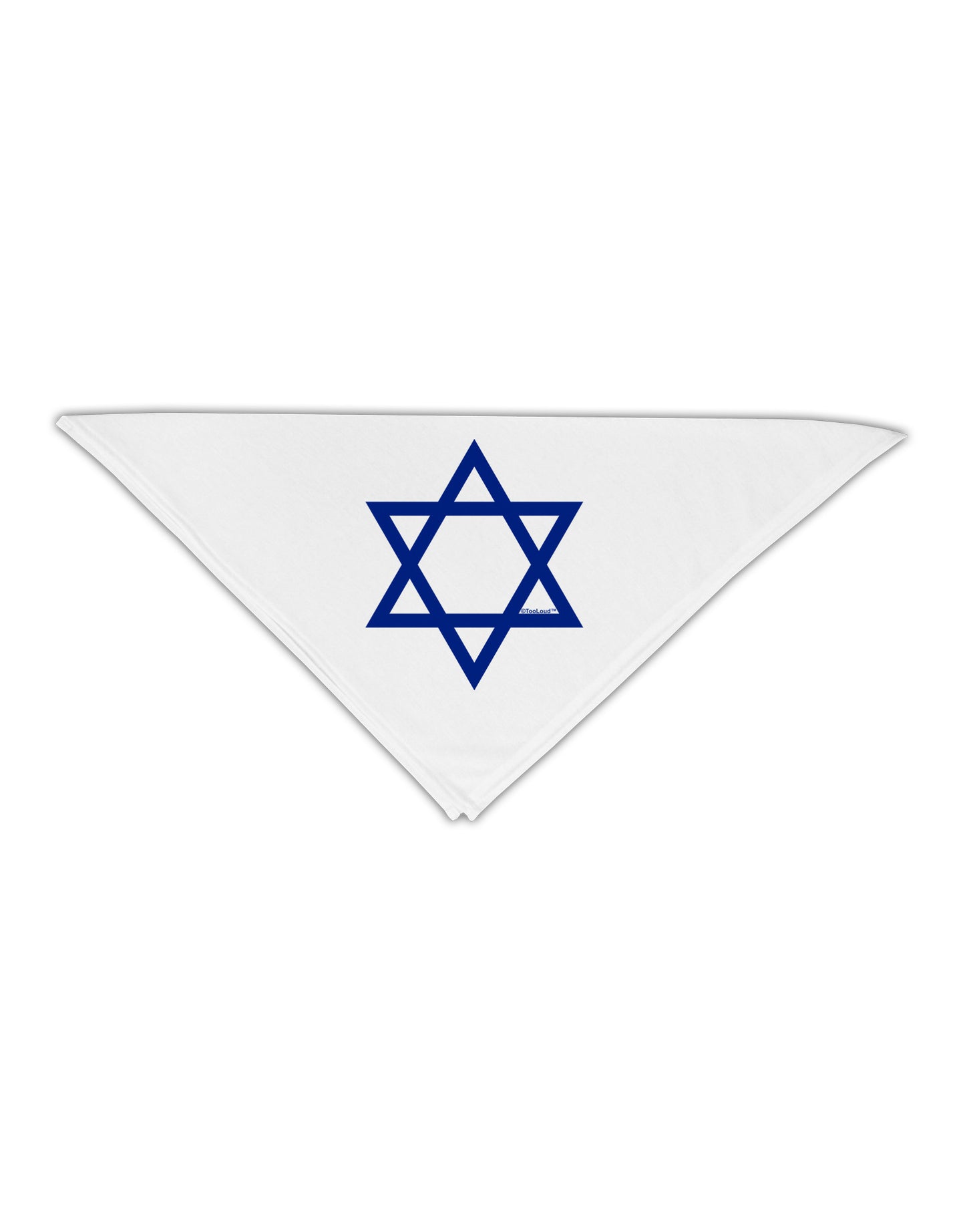 Jewish Star of David Adult 19" Square Bandana by TooLoud-Square Bandanas-TooLoud-White-One-Size-Adult-Davson Sales