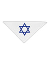 Jewish Star of David Adult 19&#x22; Square Bandana by TooLoud-Square Bandanas-TooLoud-White-One-Size-Adult-Davson Sales