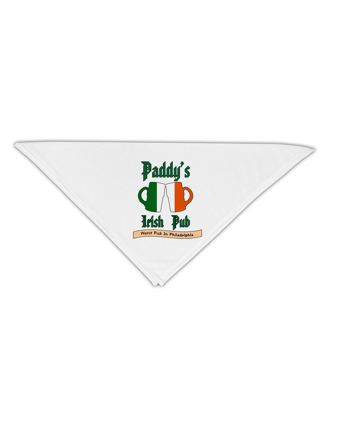 Paddy's Irish Pub Adult 19" Square Bandana by TooLoud-Square Bandanas-TooLoud-White-One-Size-Adult-Davson Sales