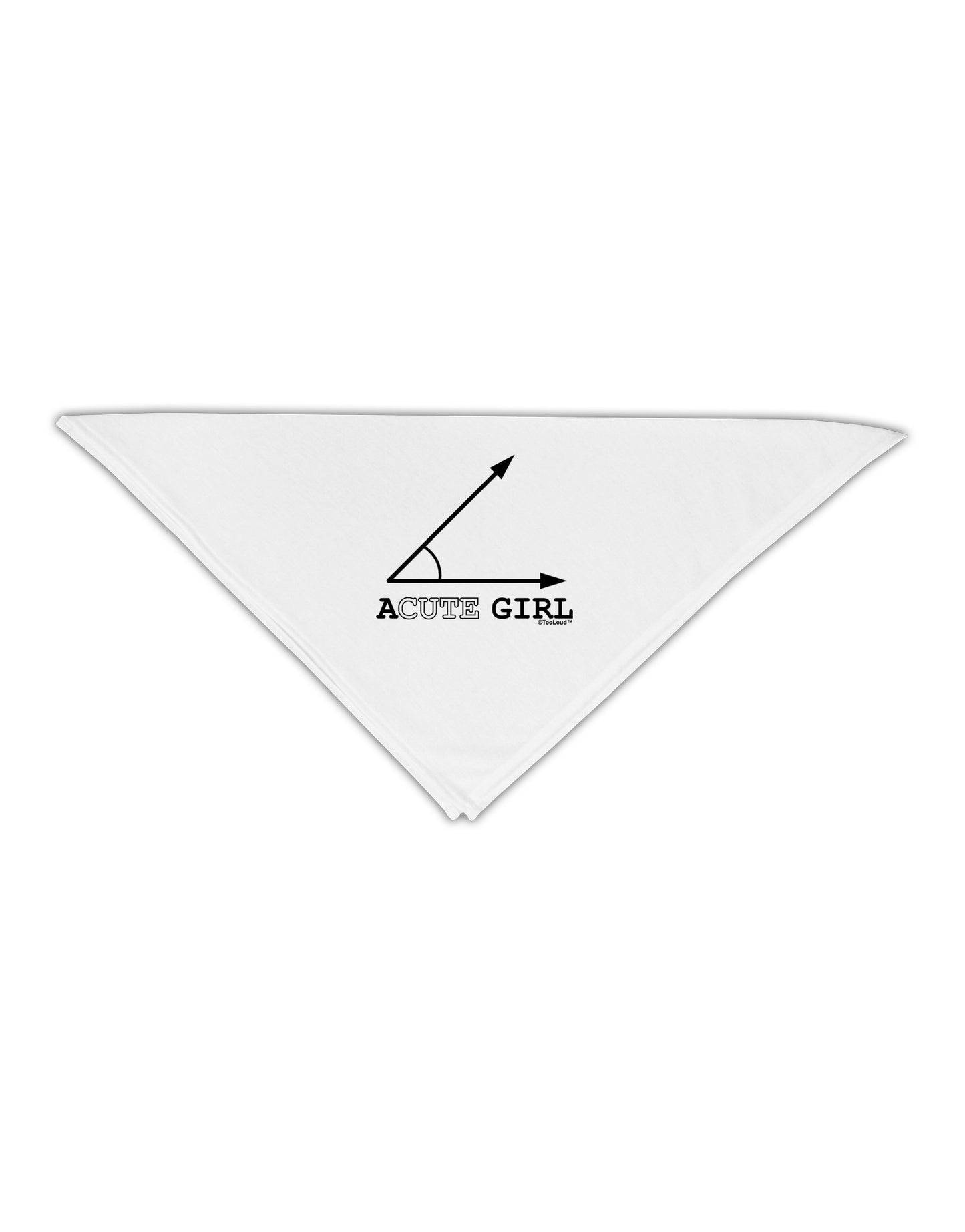 Acute Girl Adult 19" Square Bandana-Square Bandanas-TooLoud-White-One-Size-Adult-Davson Sales