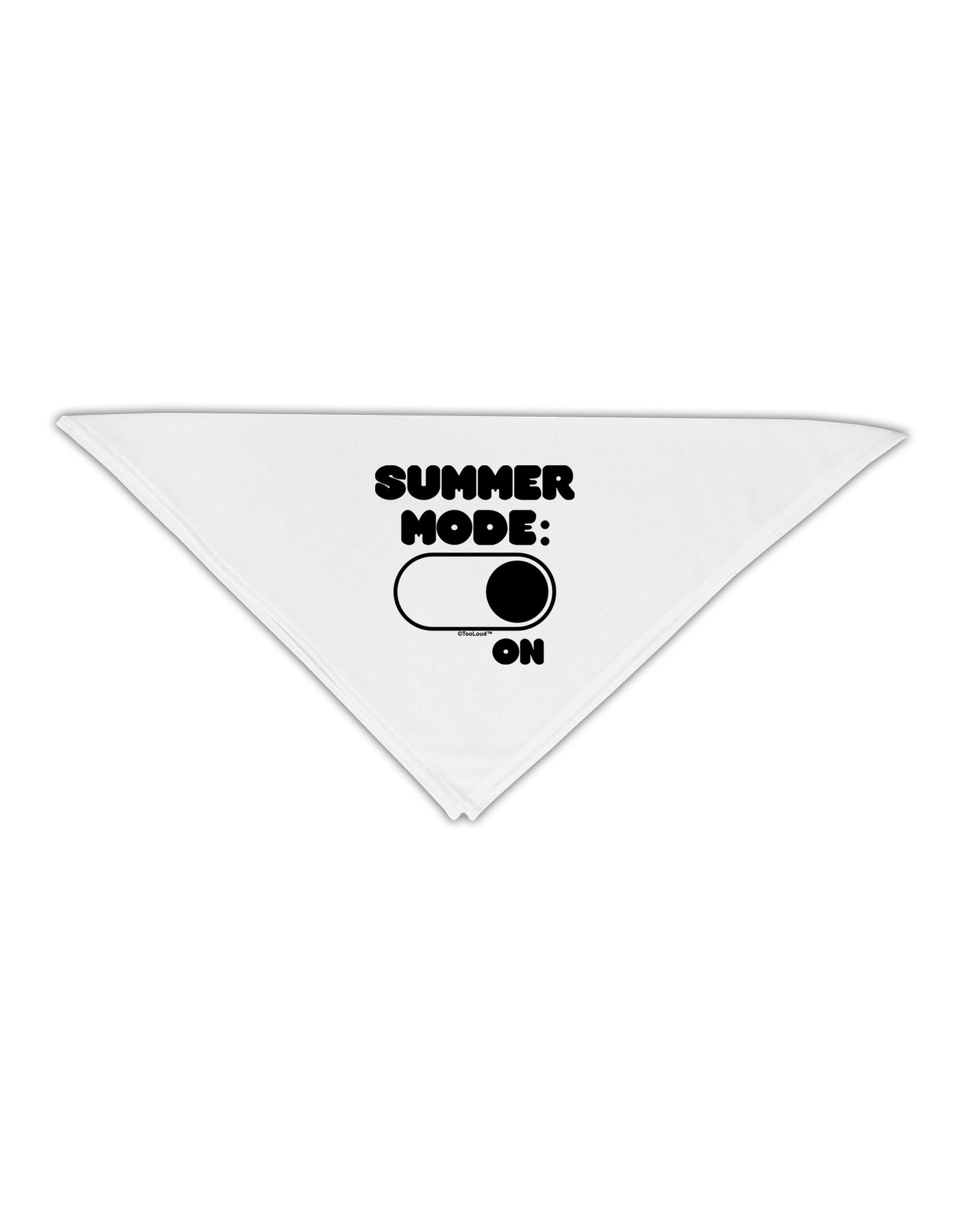 Summer Mode On Adult 19" Square Bandana by TooLoud-Square Bandanas-TooLoud-White-One-Size-Adult-Davson Sales