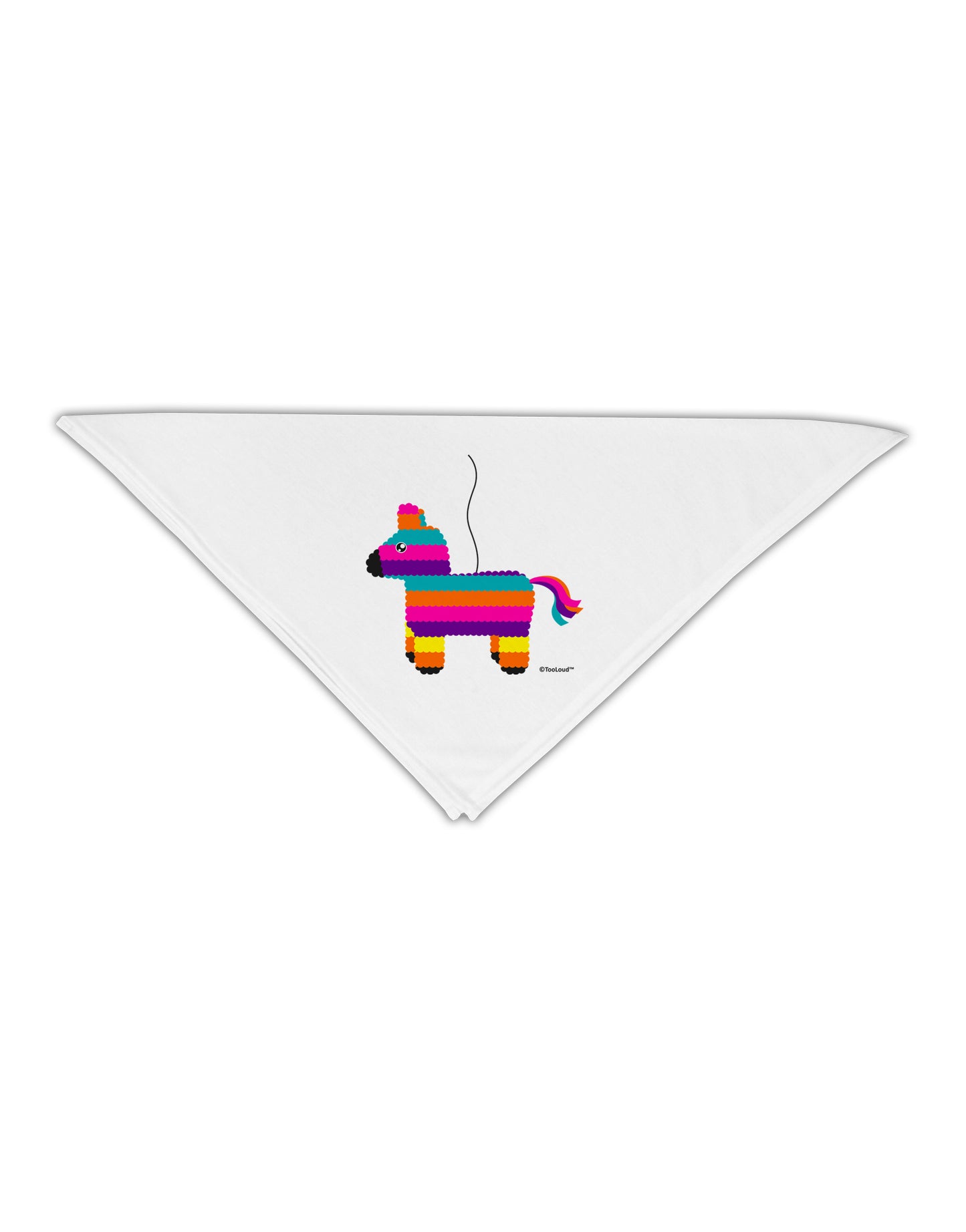 Colorful Hanging Pinata Design Adult 19" Square Bandana by TooLoud-Square Bandanas-TooLoud-White-One-Size-Adult-Davson Sales