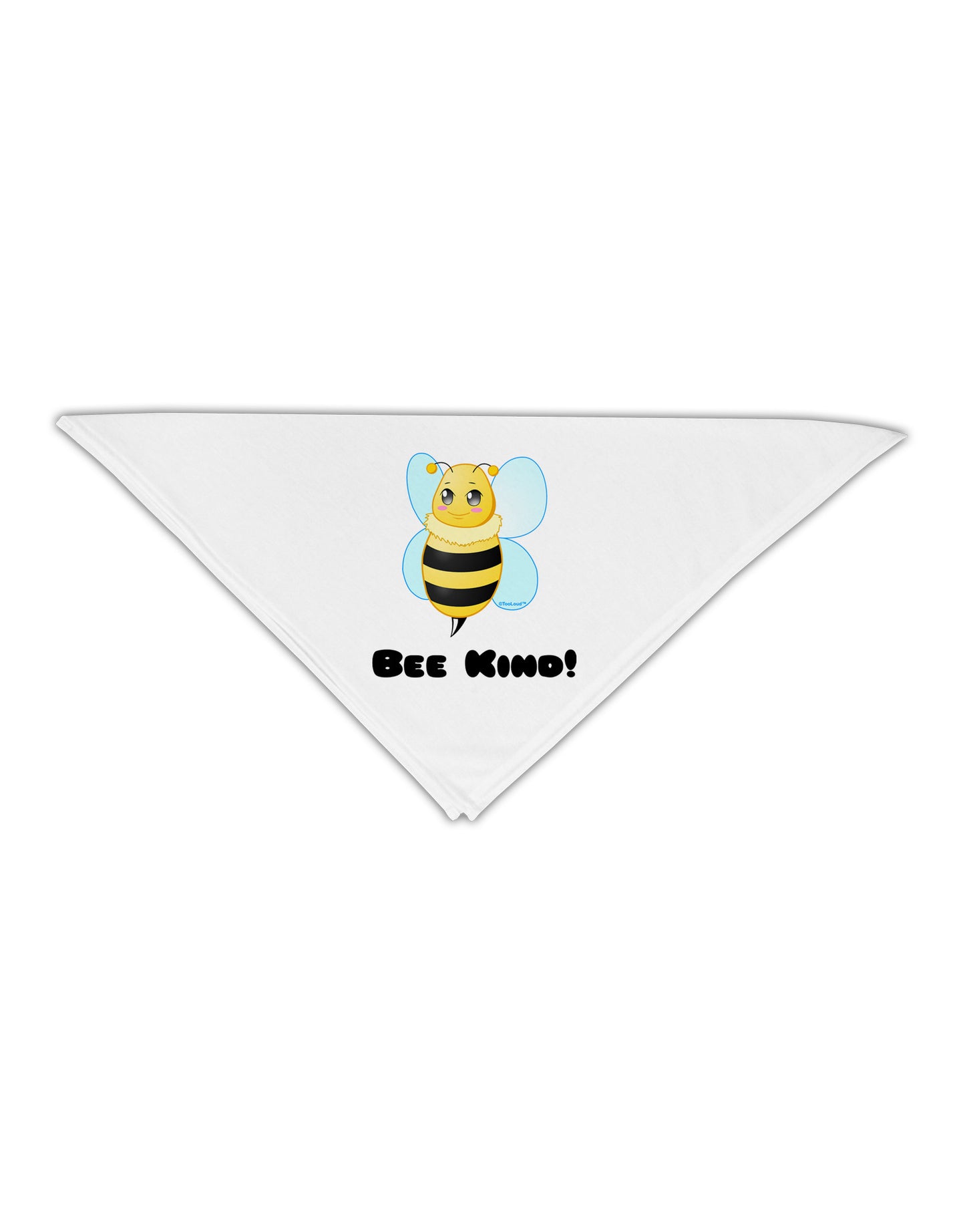 Bee Kind Adult 19" Square Bandana-Square Bandanas-TooLoud-White-One-Size-Adult-Davson Sales