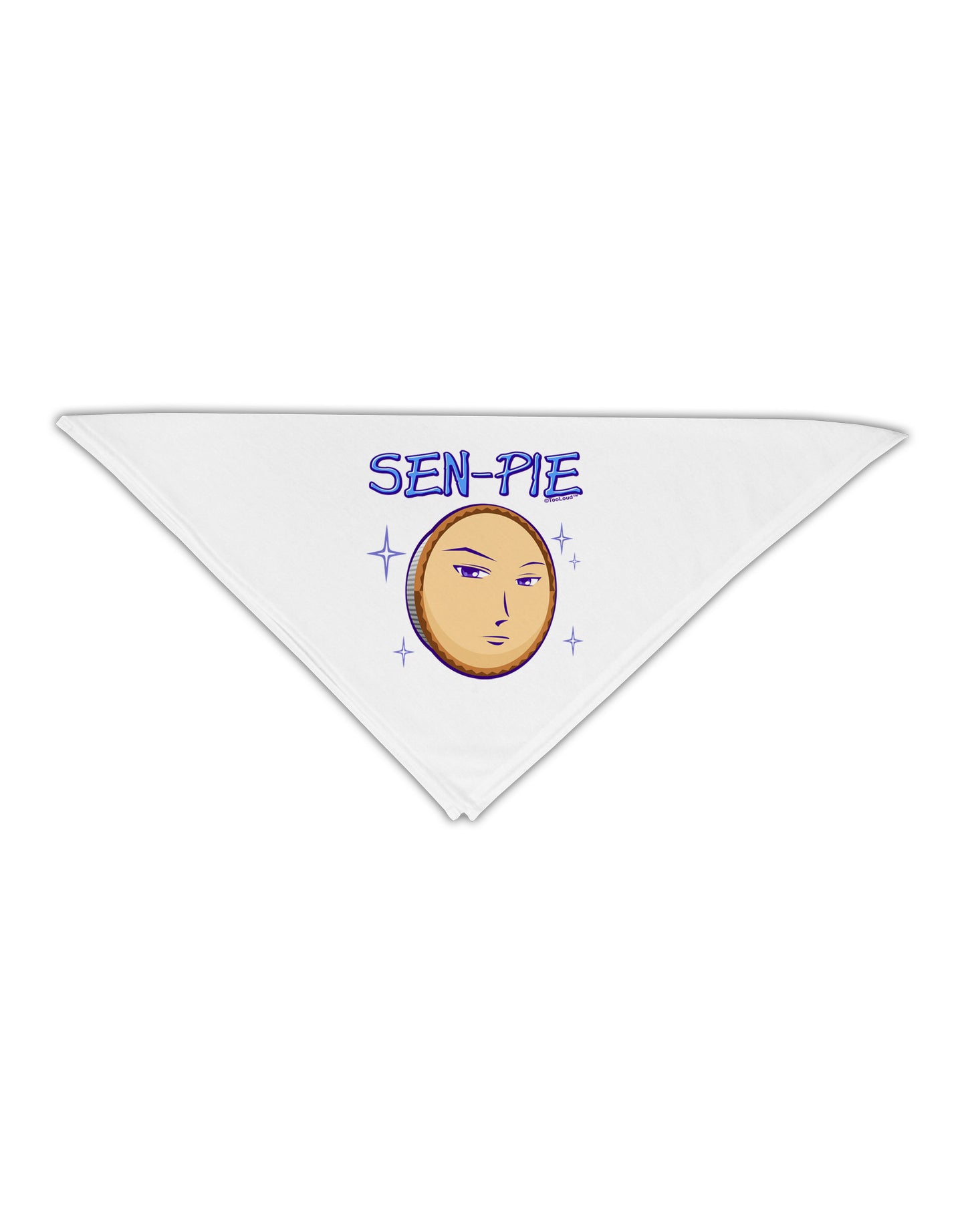 Sen-Pie Sama Kun San Chan Adult 19" Square Bandana-Square Bandanas-TooLoud-White-One-Size-Adult-Davson Sales