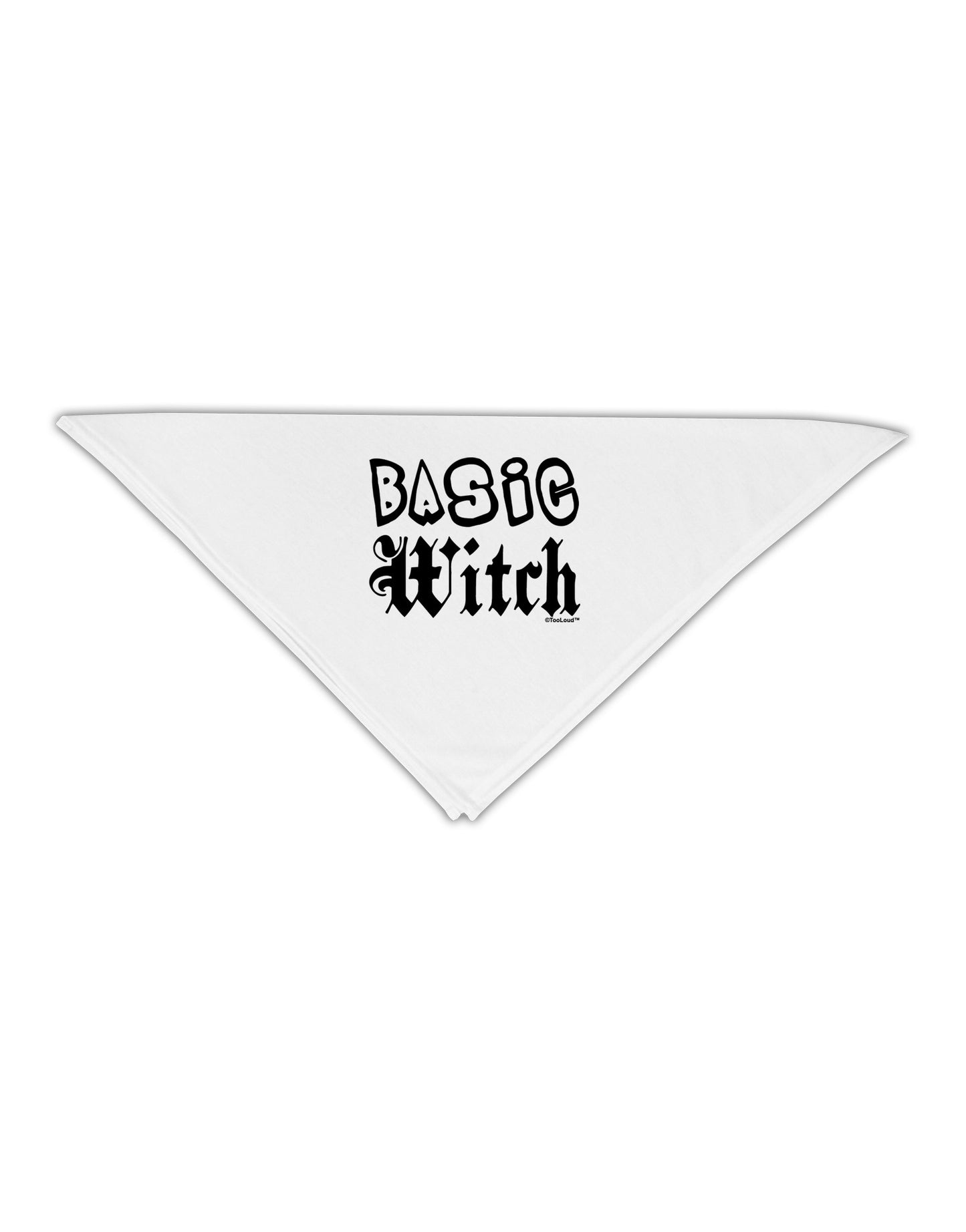 Basic Witch Adult 19" Square Bandana-Square Bandanas-TooLoud-White-One-Size-Adult-Davson Sales
