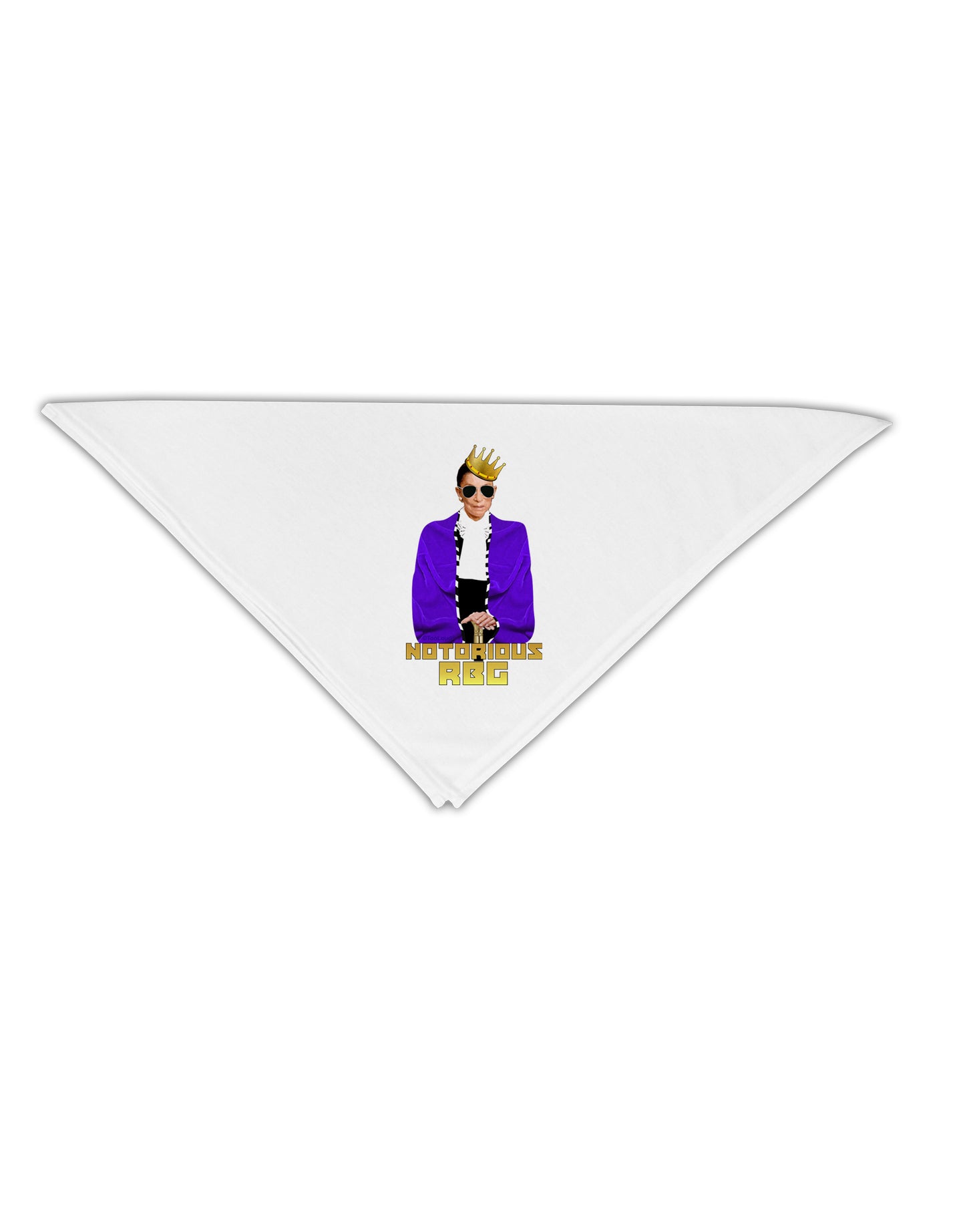 Notorious RBG Adult 19" Square Bandana by TooLoud-Square Bandanas-TooLoud-White-One-Size-Adult-Davson Sales