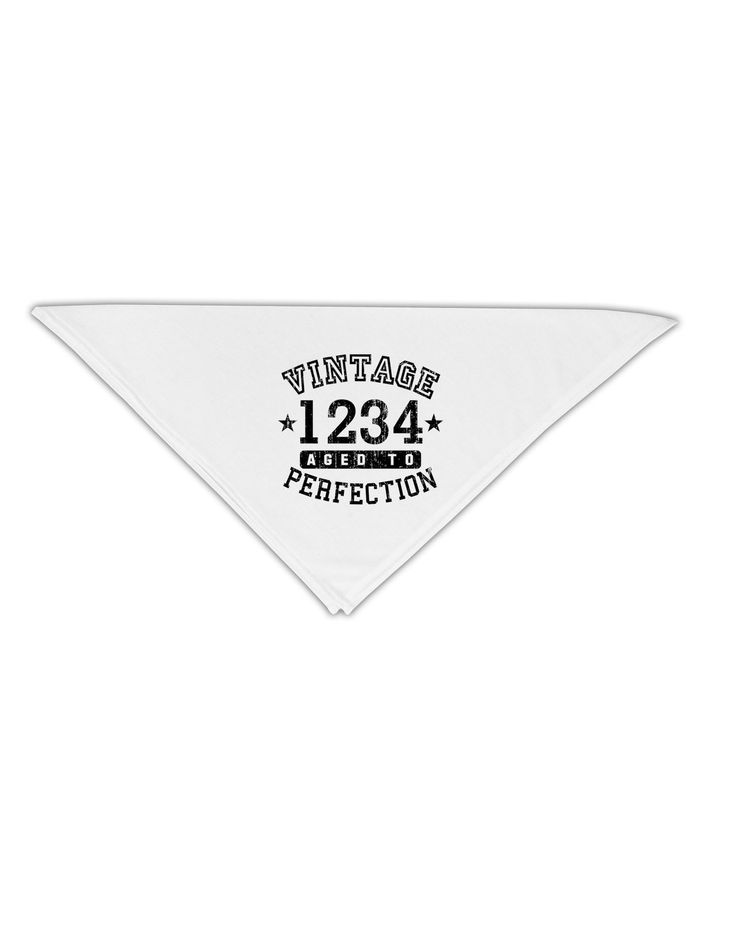 Personalized Vintage Birth Year Distressed Adult 19" Square Bandana by TooLoud-Square Bandanas-TooLoud-White-One-Size-Adult-Davson Sales