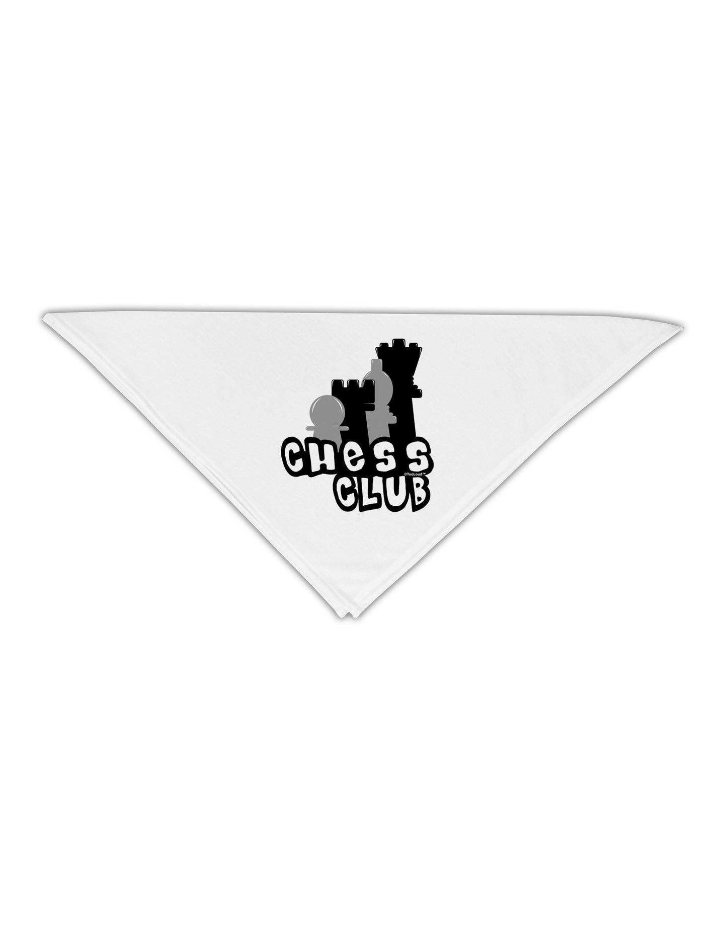Chess Club Adult 19" Square Bandana by TooLoud-Square Bandanas-TooLoud-White-One-Size-Adult-Davson Sales