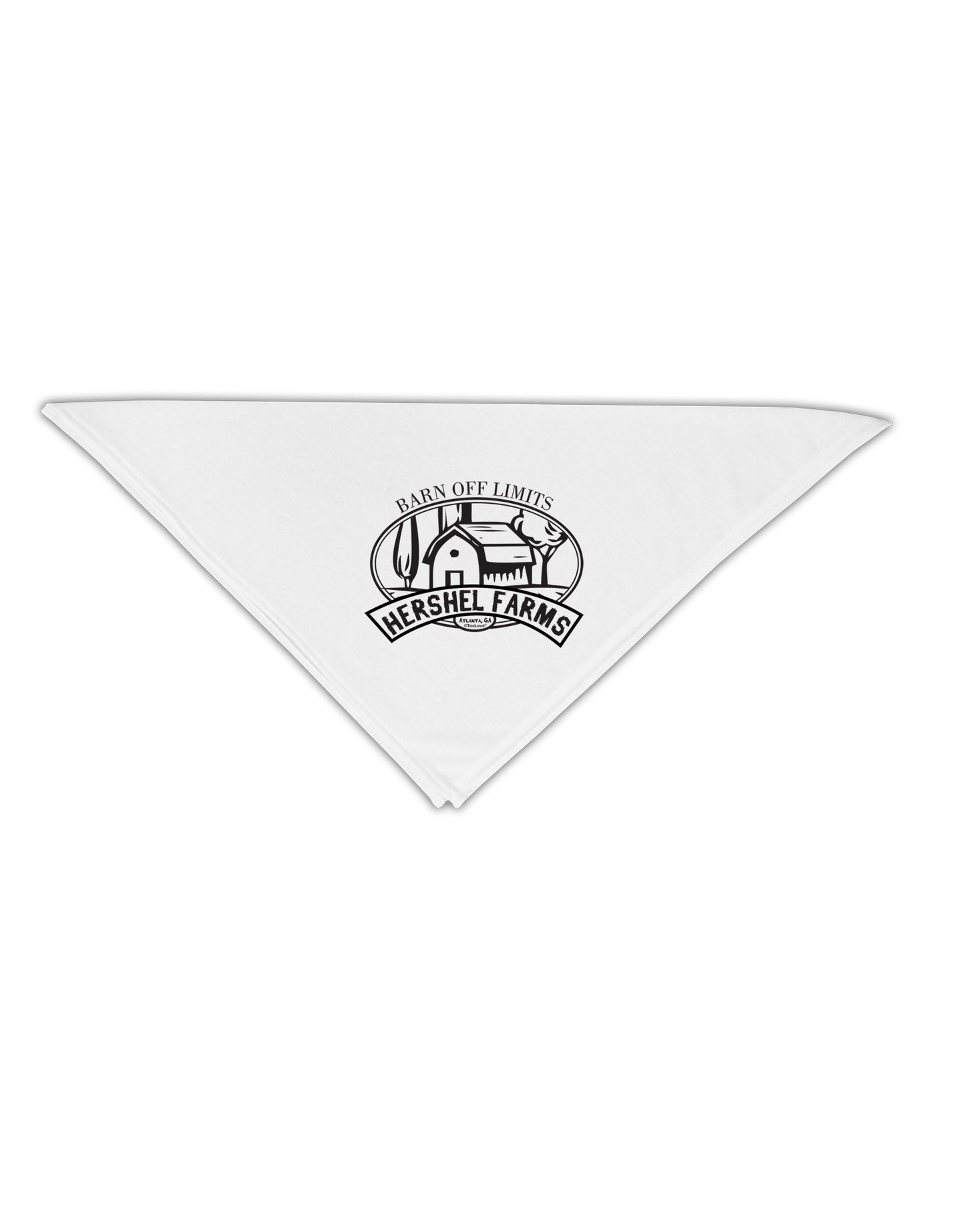 Hershel Farms Adult 19" Square Bandana by TooLoud-Square Bandanas-TooLoud-White-One-Size-Adult-Davson Sales