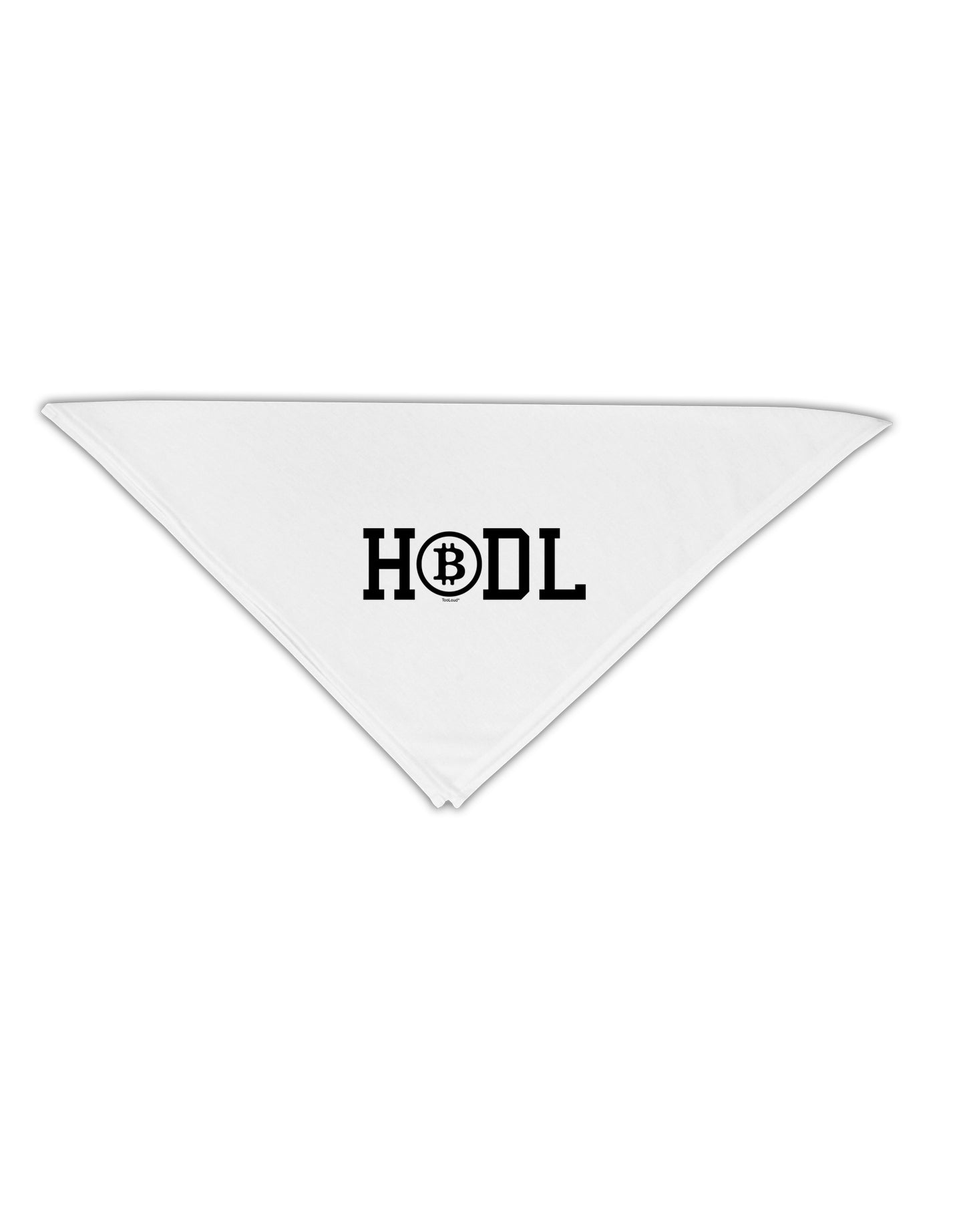 HODL Bitcoin Adult 19 Inch Square Bandana-Bandanas-TooLoud-White-One-Size-Adult-Davson Sales
