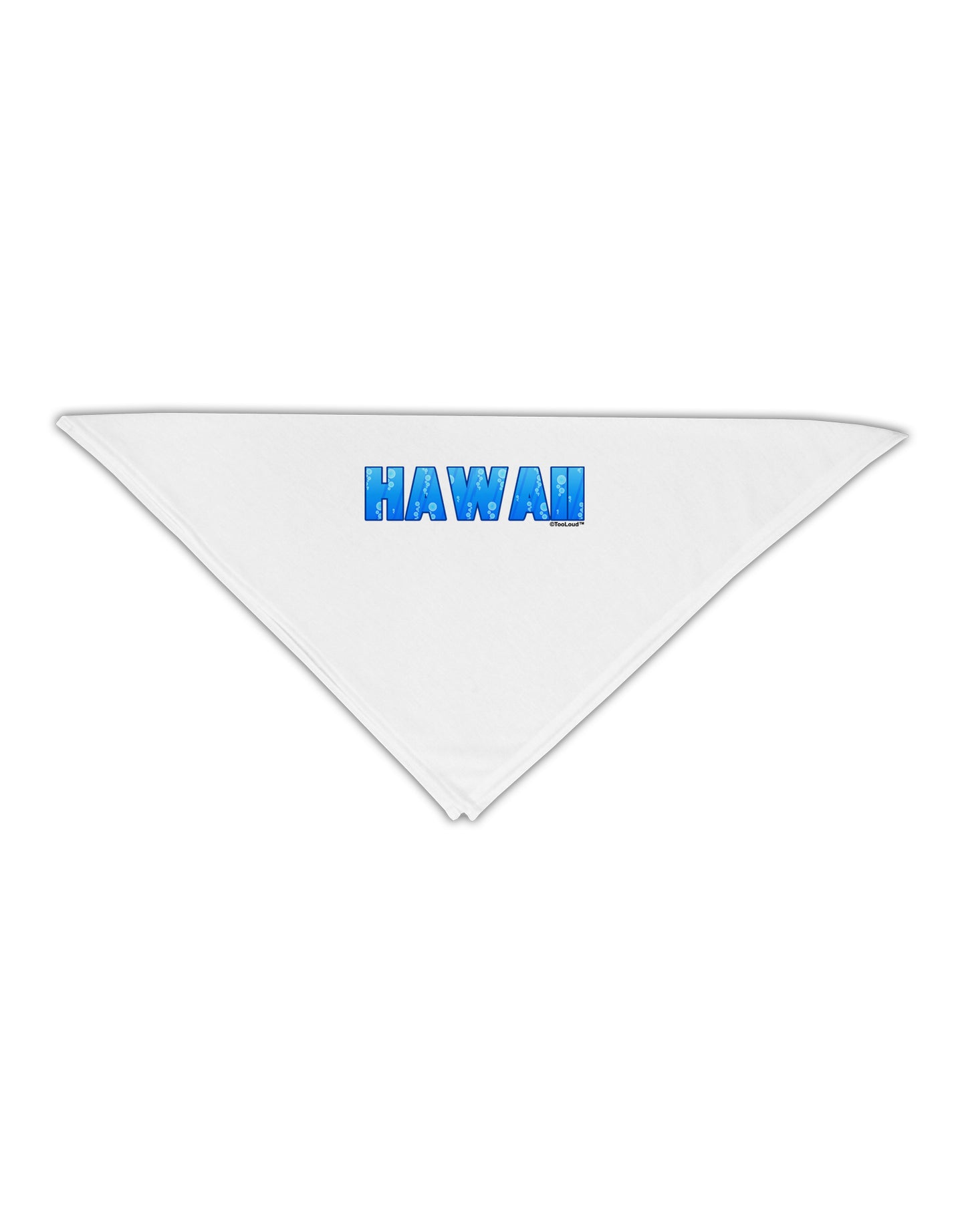 Hawaii Ocean Bubbles Adult 19" Square Bandana by TooLoud-Square Bandanas-TooLoud-White-One-Size-Adult-Davson Sales