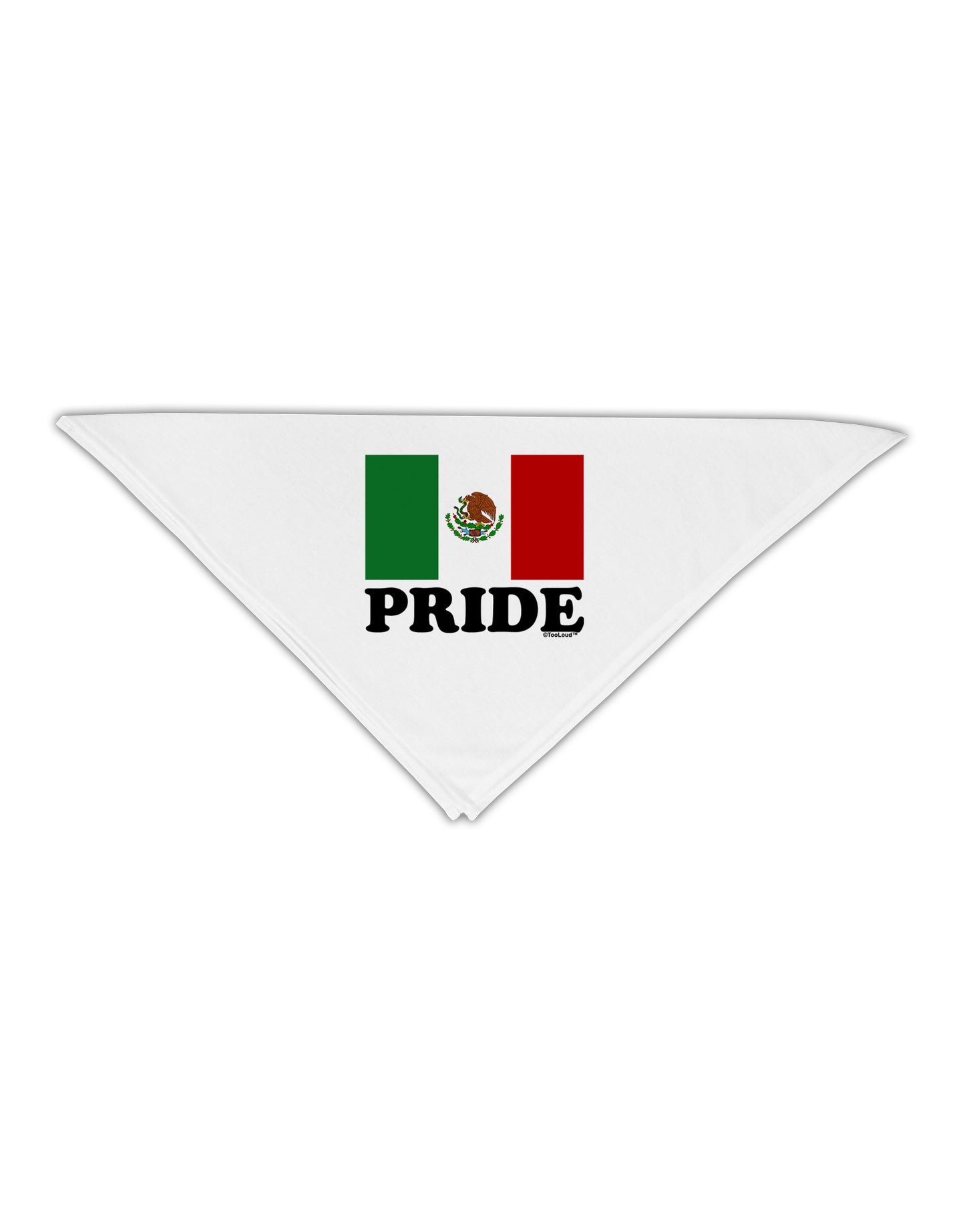 Mexican Pride - Mexican Flag Adult 19" Square Bandana by TooLoud-Square Bandanas-TooLoud-White-One-Size-Adult-Davson Sales