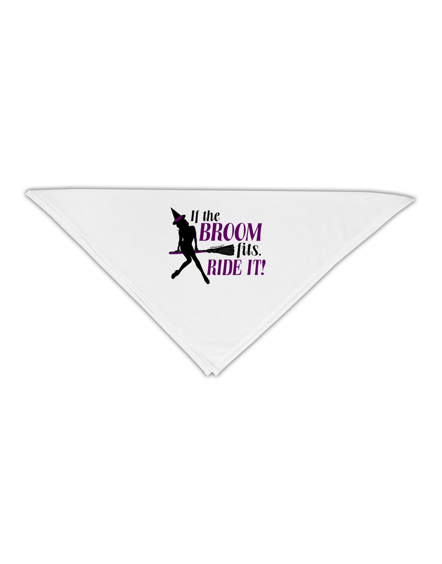 Ride It Purple Adult 19" Square Bandana-Square Bandanas-TooLoud-White-One-Size-Adult-Davson Sales