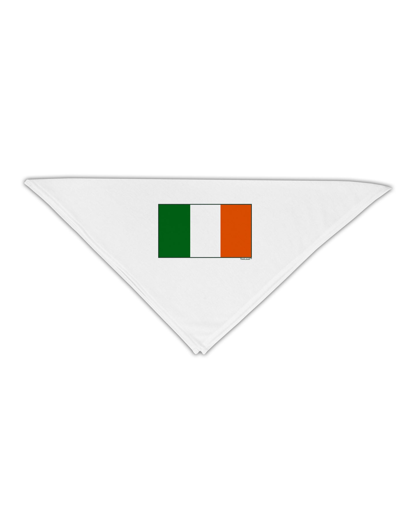 Irish Flag - Flag of Ireland Adult 19" Square Bandana-Square Bandanas-TooLoud-White-One-Size-Adult-Davson Sales