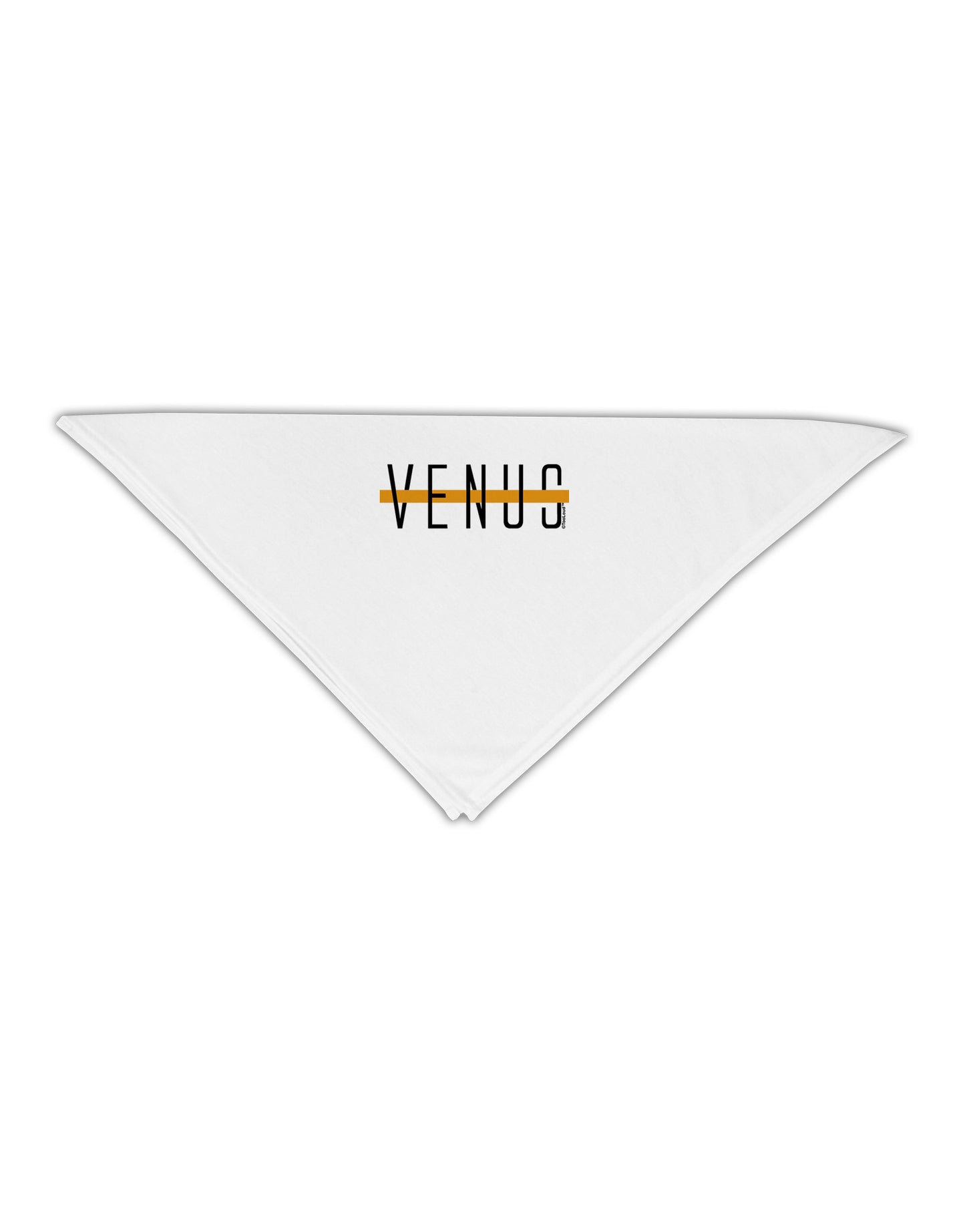 Planet Venus Text Only Adult 19" Square Bandana-Square Bandanas-TooLoud-White-One-Size-Adult-Davson Sales