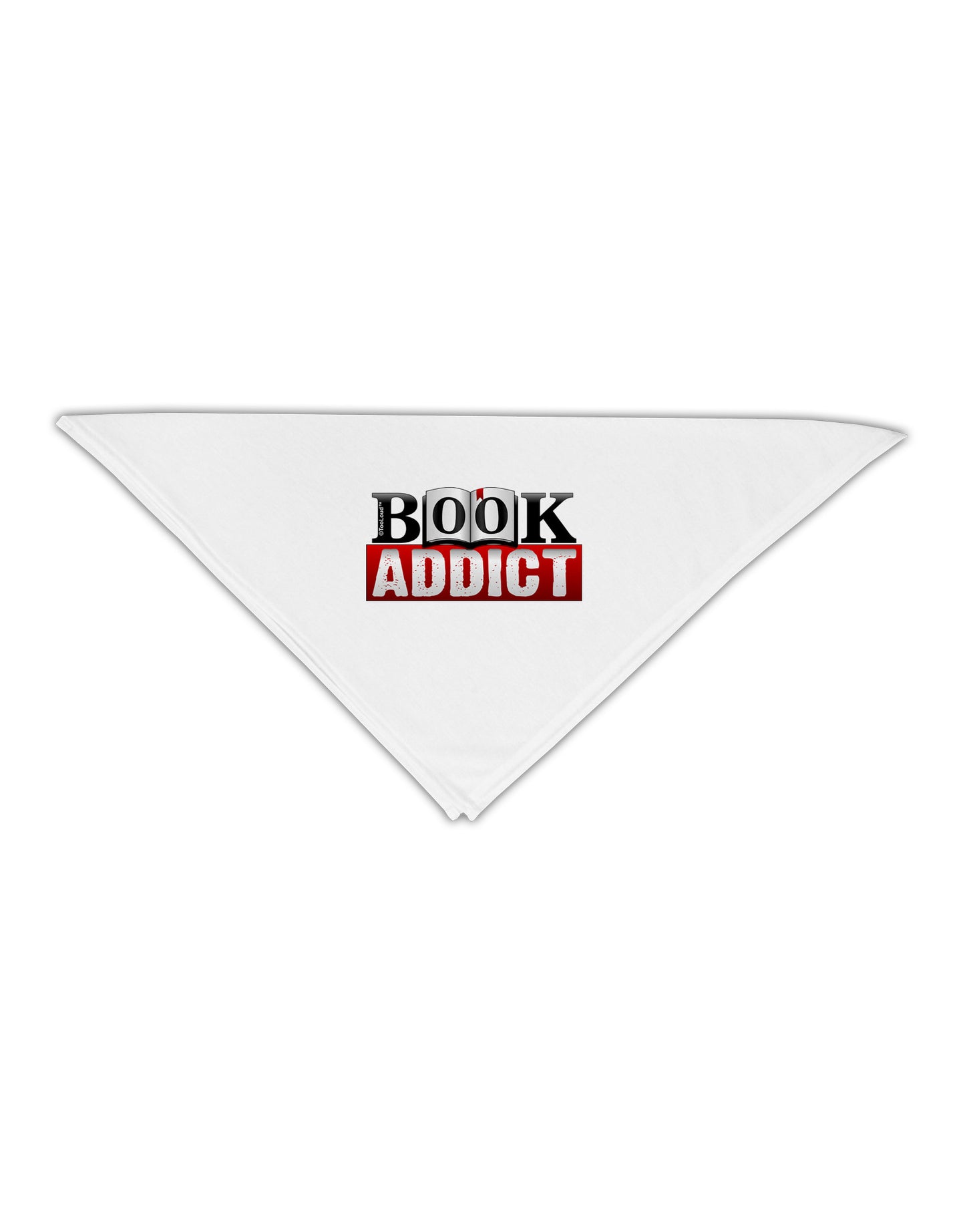 Book Addict Adult 19" Square Bandana-Square Bandanas-TooLoud-White-One-Size-Adult-Davson Sales