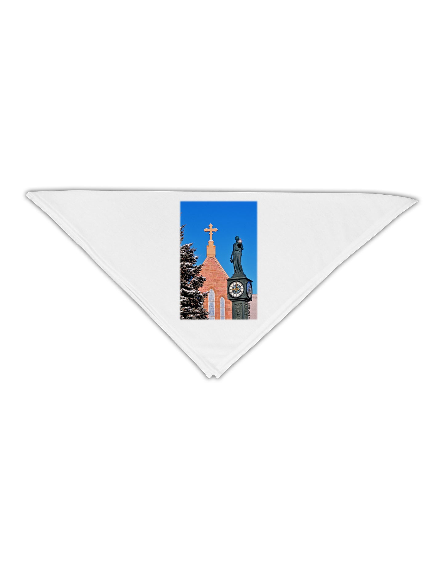 Manitou Springs Colorado Adult 19" Square Bandana by TooLoud-Square Bandanas-TooLoud-White-One-Size-Adult-Davson Sales