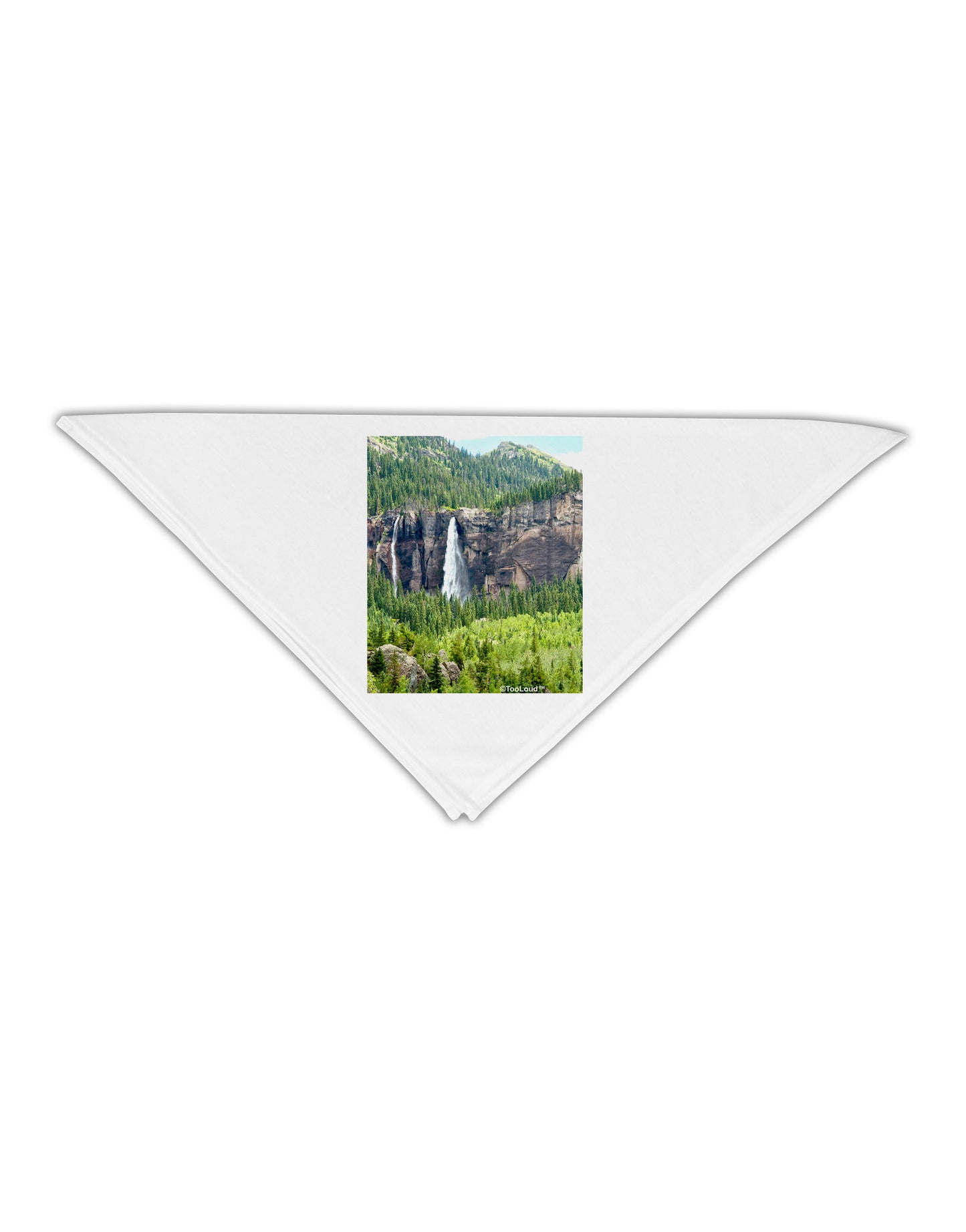 Beautiful Cliffs Nature Adult 19" Square Bandana by-Square Bandanas-TooLoud-White-One-Size-Adult-Davson Sales