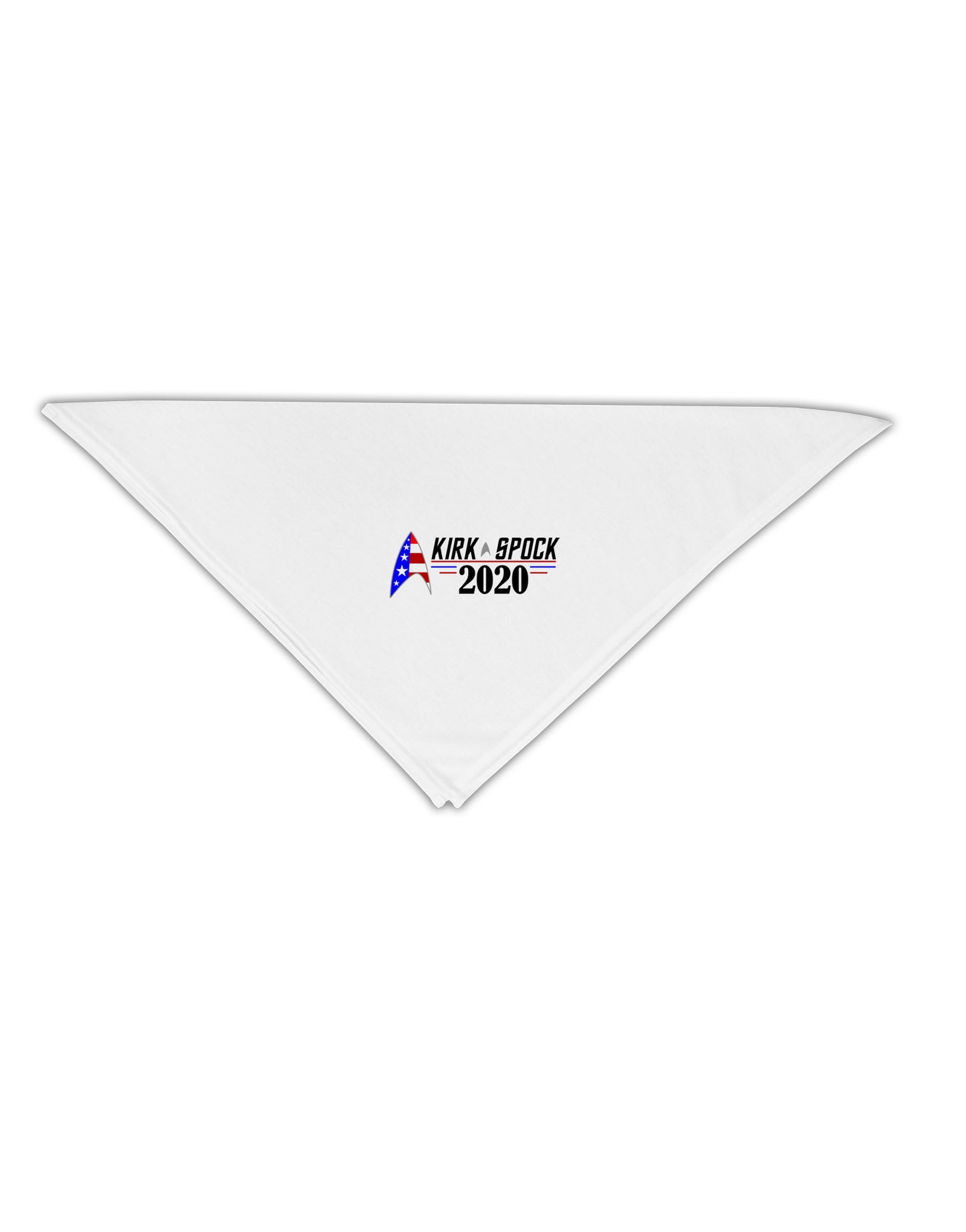 Kirk Spock 2020 Funny Adult 19" Square Bandana by TooLoud-Square Bandanas-TooLoud-White-One-Size-Adult-Davson Sales