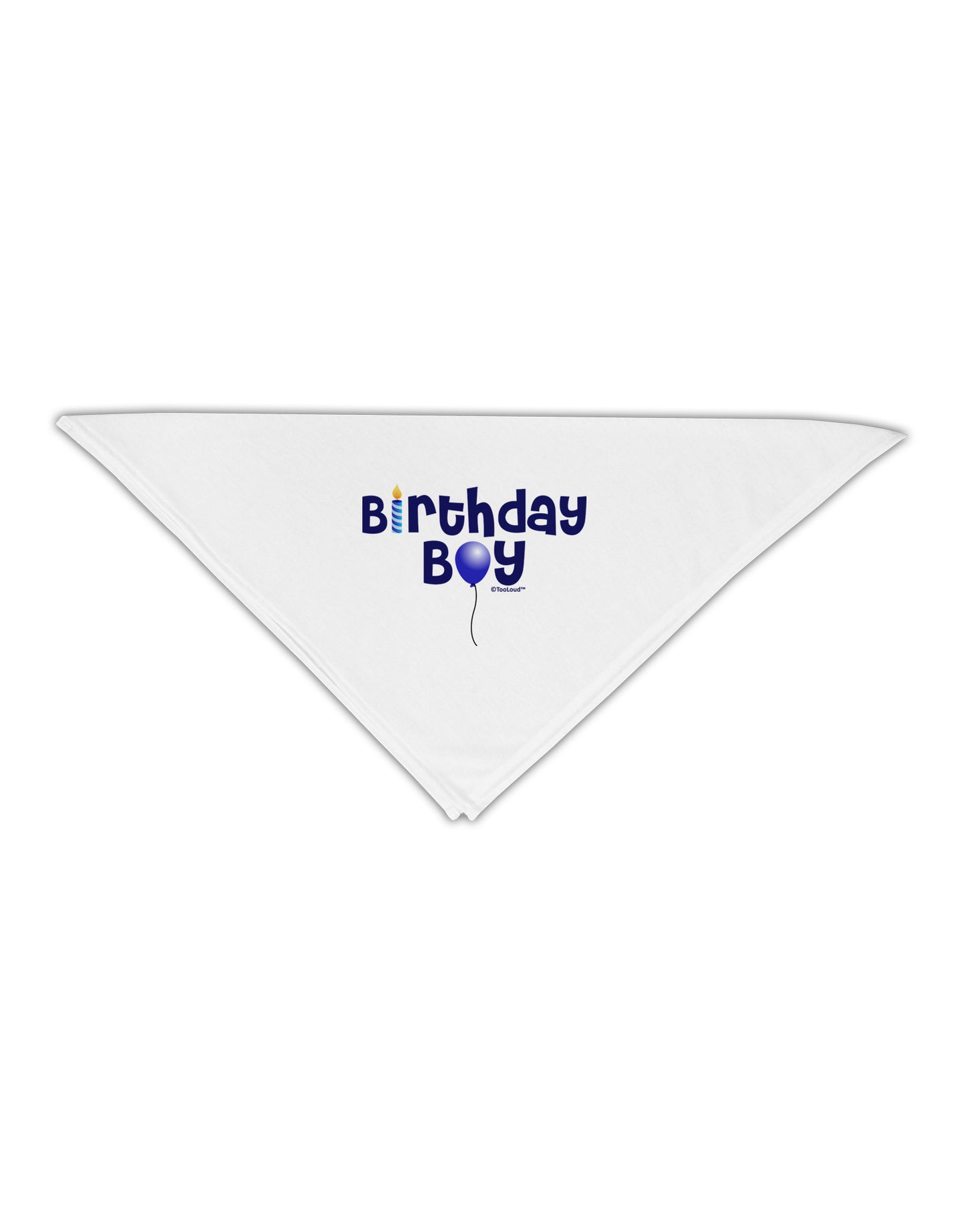 Birthday Boy - Candle and Balloon Adult 19" Square Bandana by TooLoud-Square Bandanas-TooLoud-White-One-Size-Adult-Davson Sales
