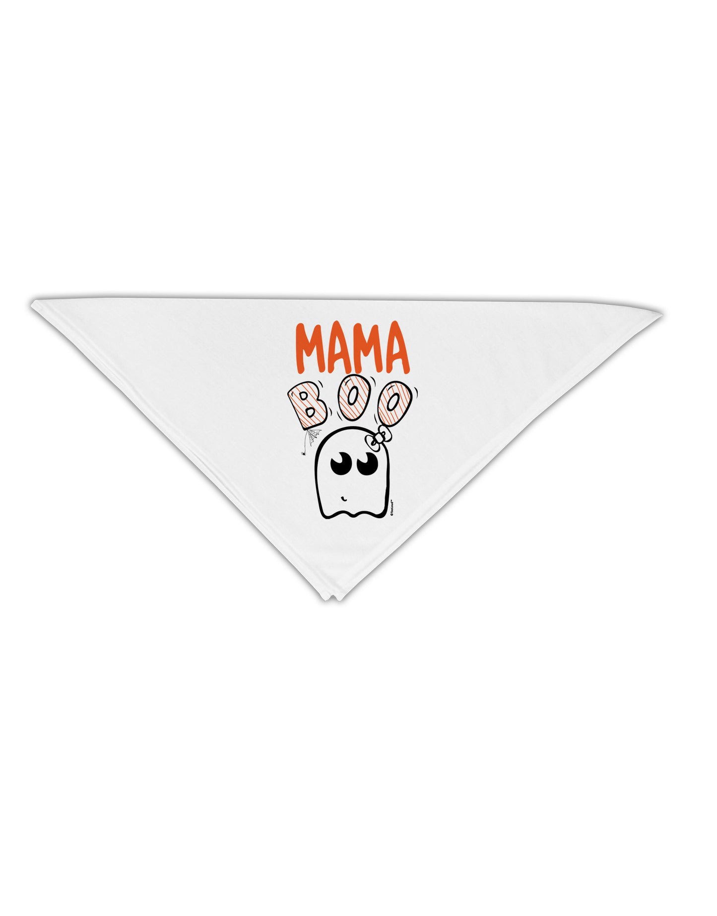 Mama Boo Ghostie Adult 19 Inch Square Bandana-Bandanas-TooLoud-White-One-Size-Adult-Davson Sales