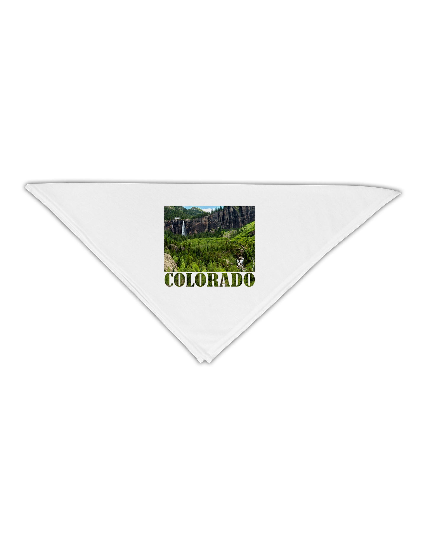 Beautiful Cliffs Colorado Adult 19" Square Bandana by-Square Bandanas-TooLoud-White-One-Size-Adult-Davson Sales