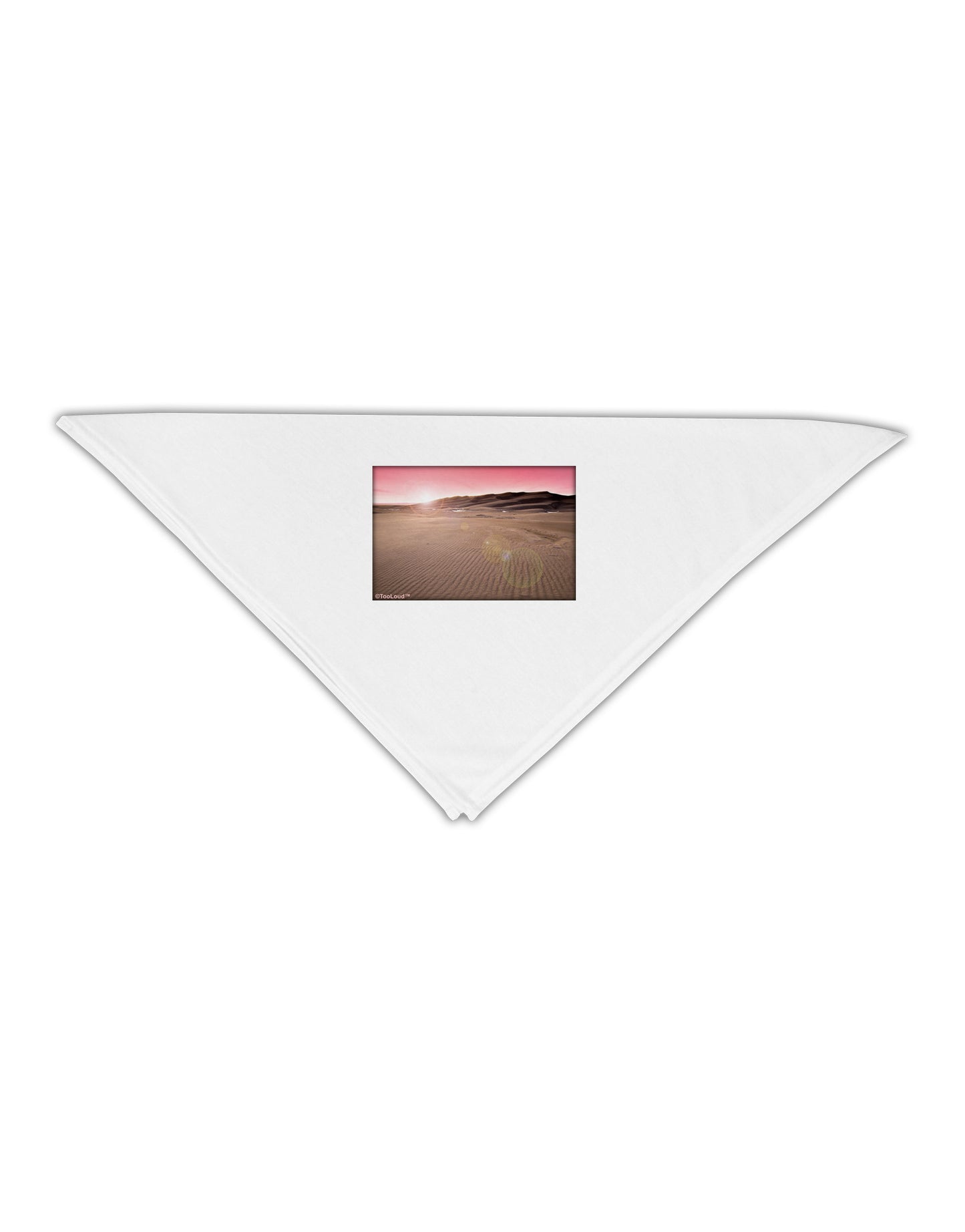 Victor Mines Pink Sunrise Adult 19" Square Bandana-Square Bandanas-TooLoud-White-One-Size-Adult-Davson Sales