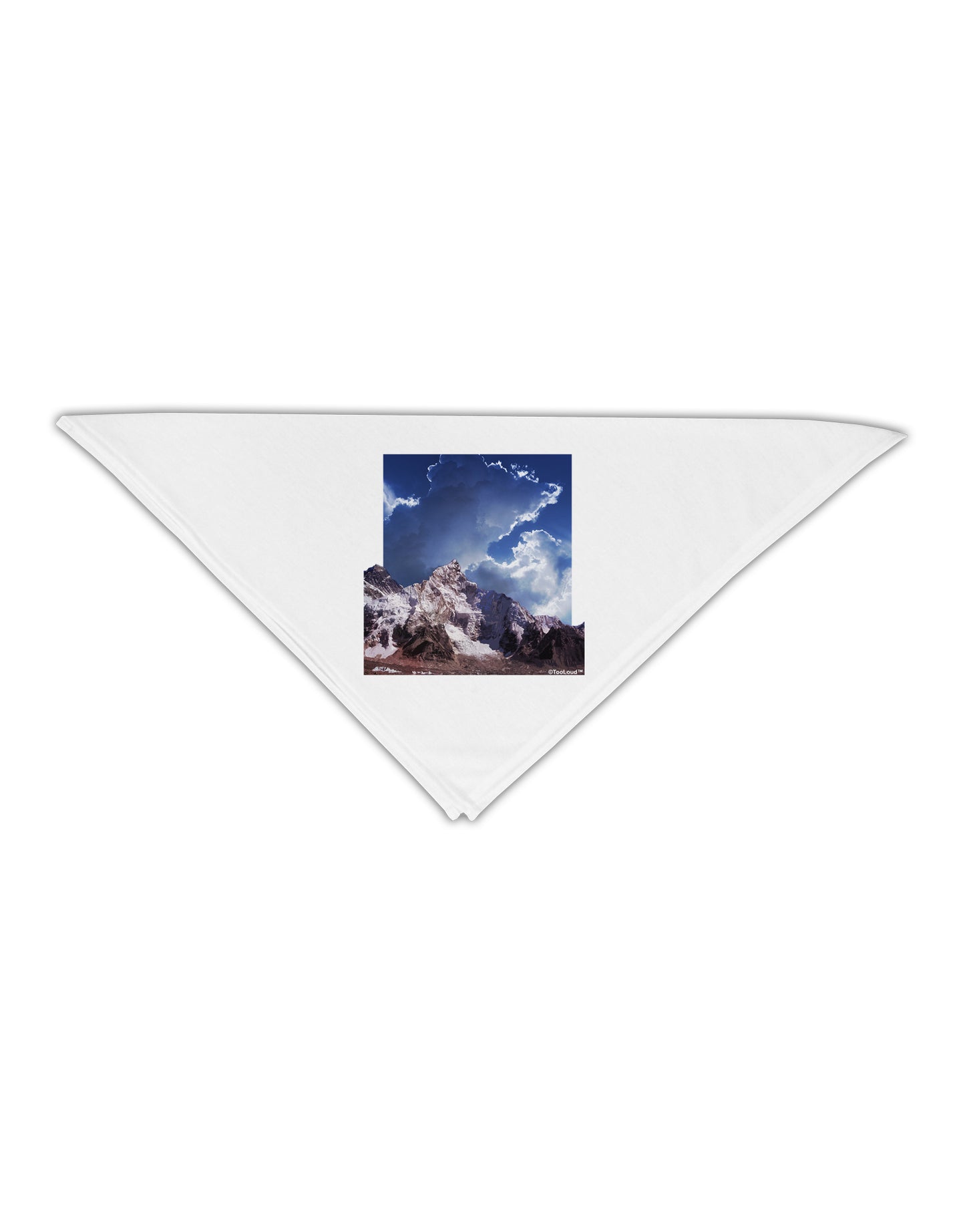 Mountain Pop Out Adult 19" Square Bandana by TooLoud-Square Bandanas-TooLoud-White-One-Size-Adult-Davson Sales