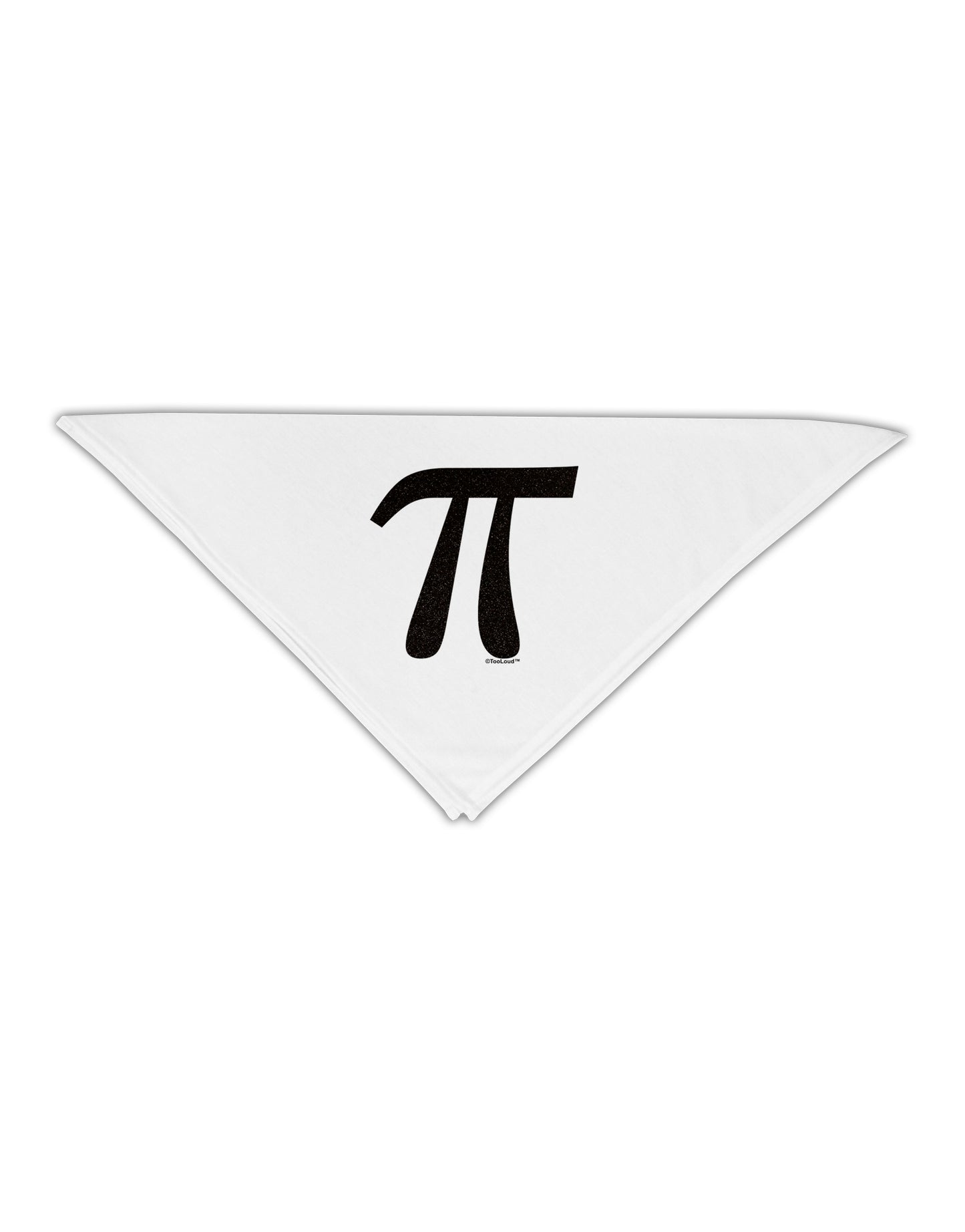 Pi Symbol Glitter - Black Adult 19" Square Bandana by TooLoud-Square Bandanas-TooLoud-White-One-Size-Adult-Davson Sales