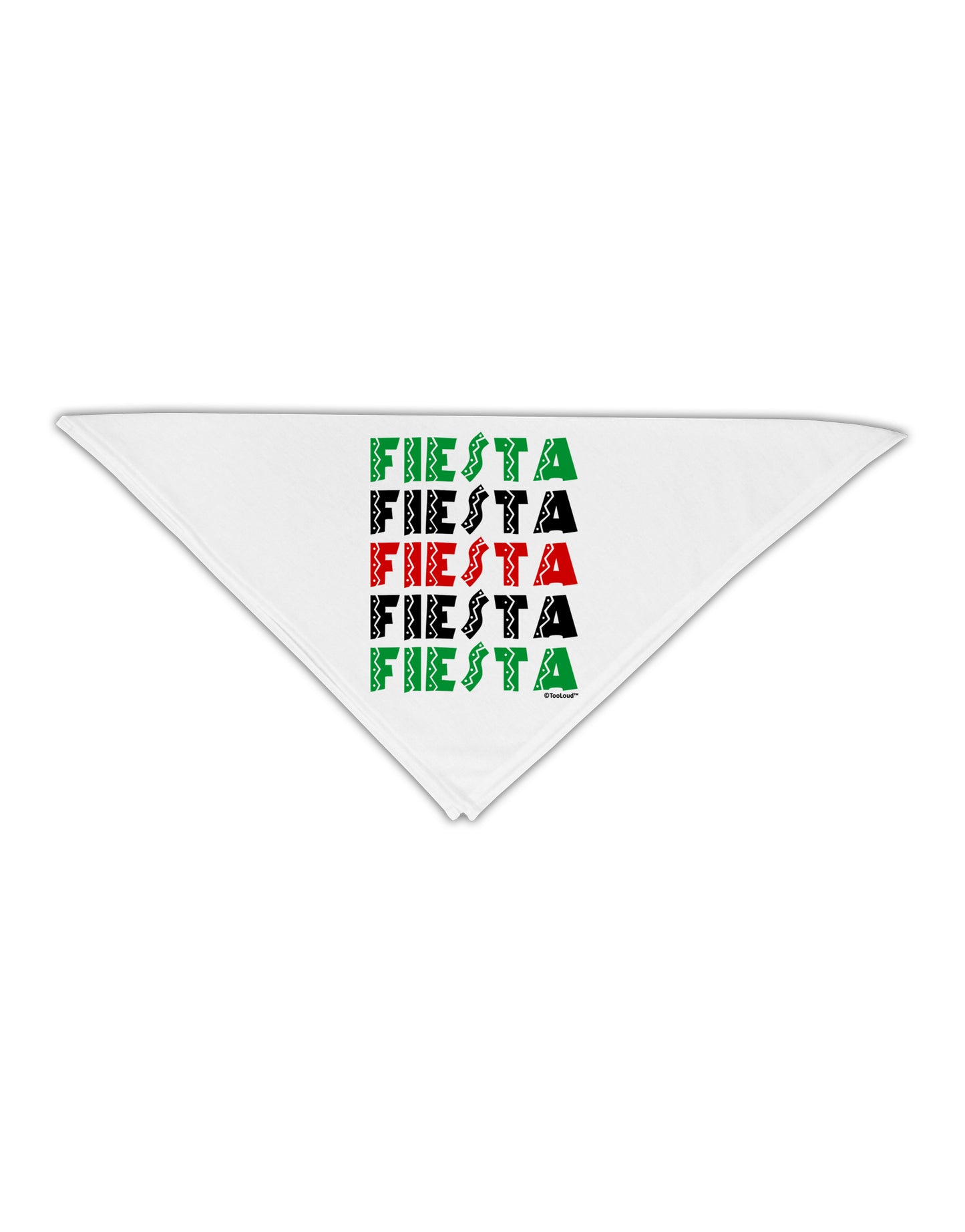 Cinco Fiestas Adult 19" Square Bandana by TooLoud-Square Bandanas-TooLoud-White-One-Size-Adult-Davson Sales
