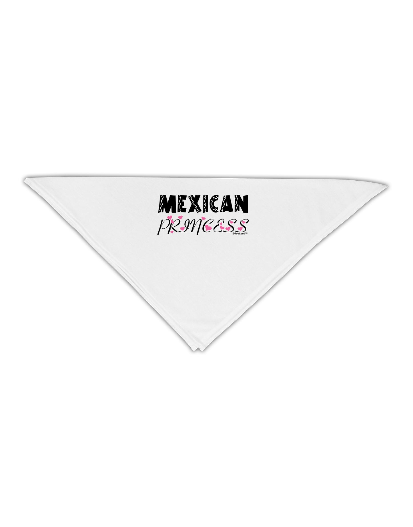 Mexican Princess - Cinco de Mayo Adult 19" Square Bandana by TooLoud-Square Bandanas-TooLoud-White-One-Size-Adult-Davson Sales