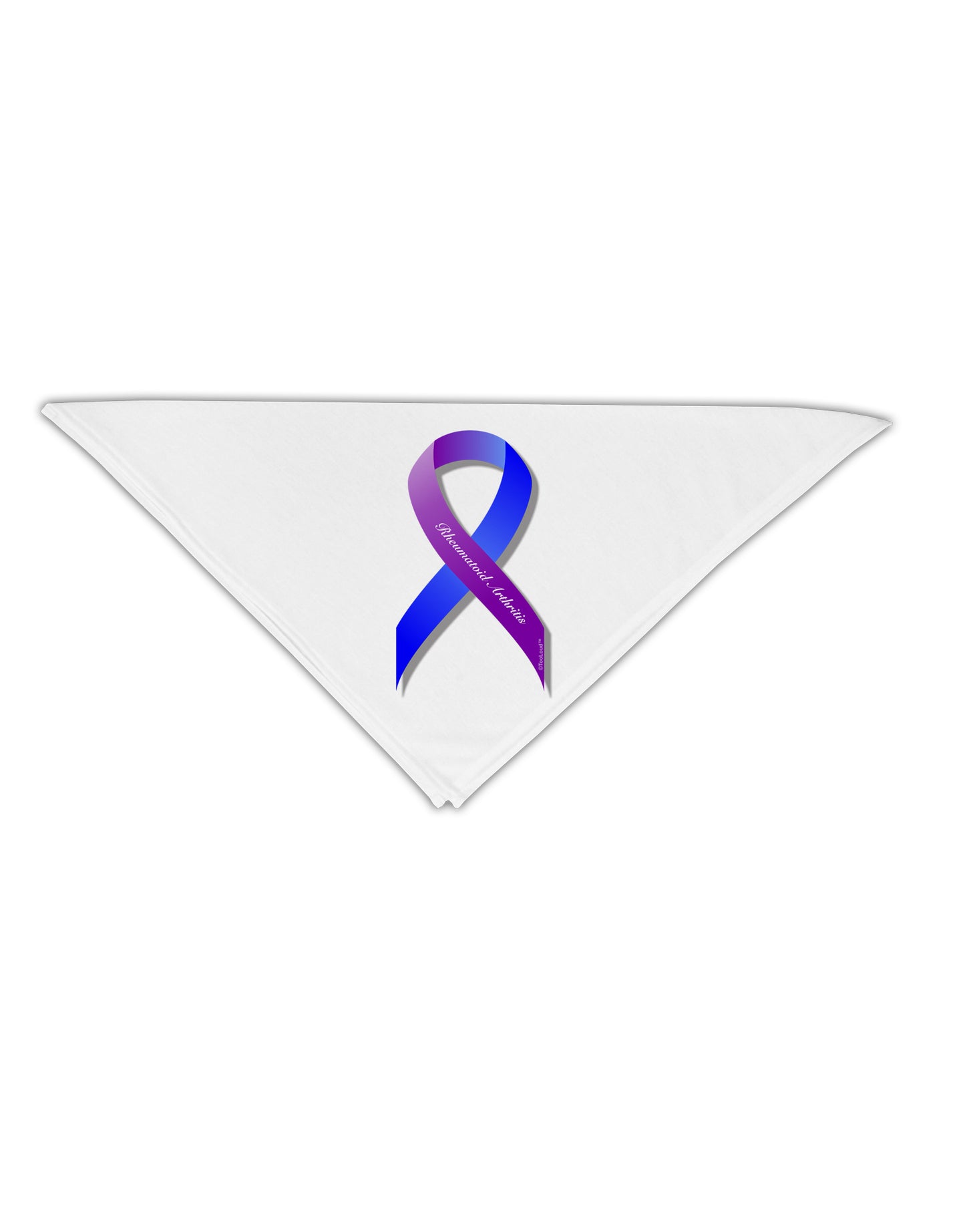 TooLoud Rheumatoid Arthritis Adult 19 Inch Square Bandana-Bandanas-TooLoud-White-One-Size-Adult-Davson Sales