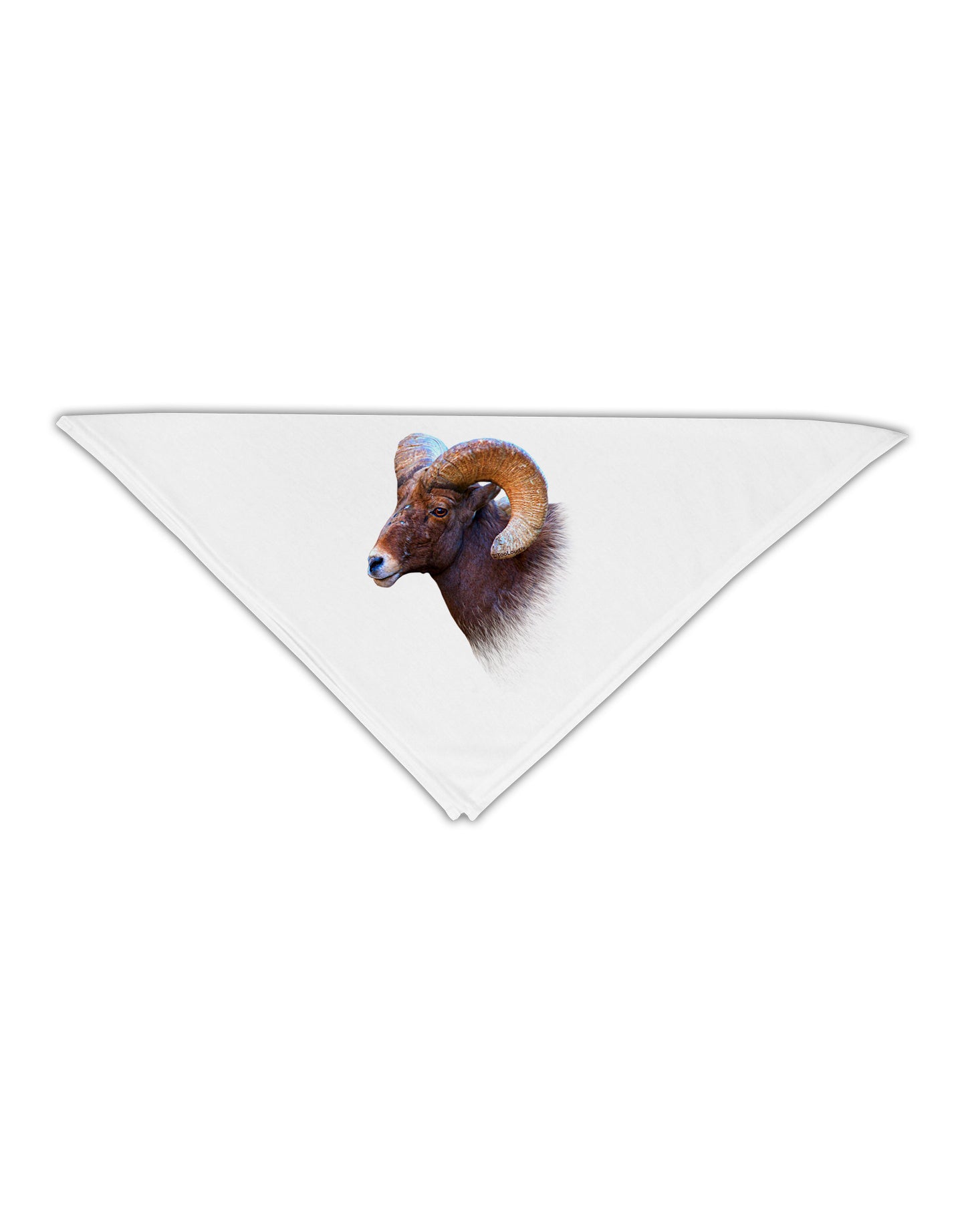 Majestic Bighorn Ram Adult 19" Square Bandana-Square Bandanas-TooLoud-White-One-Size-Adult-Davson Sales