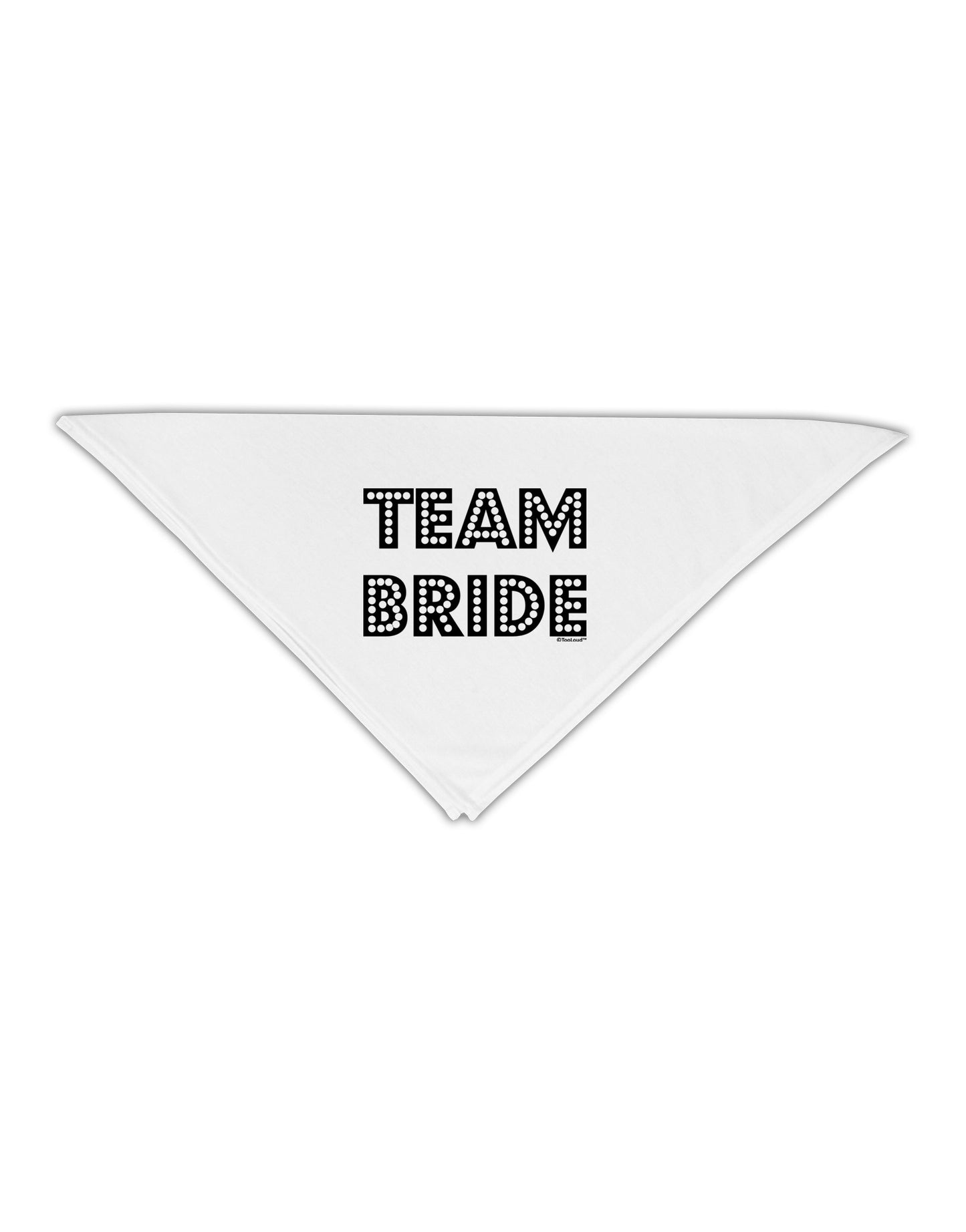 Team Bride Adult 19" Square Bandana-Square Bandanas-TooLoud-White-One-Size-Adult-Davson Sales