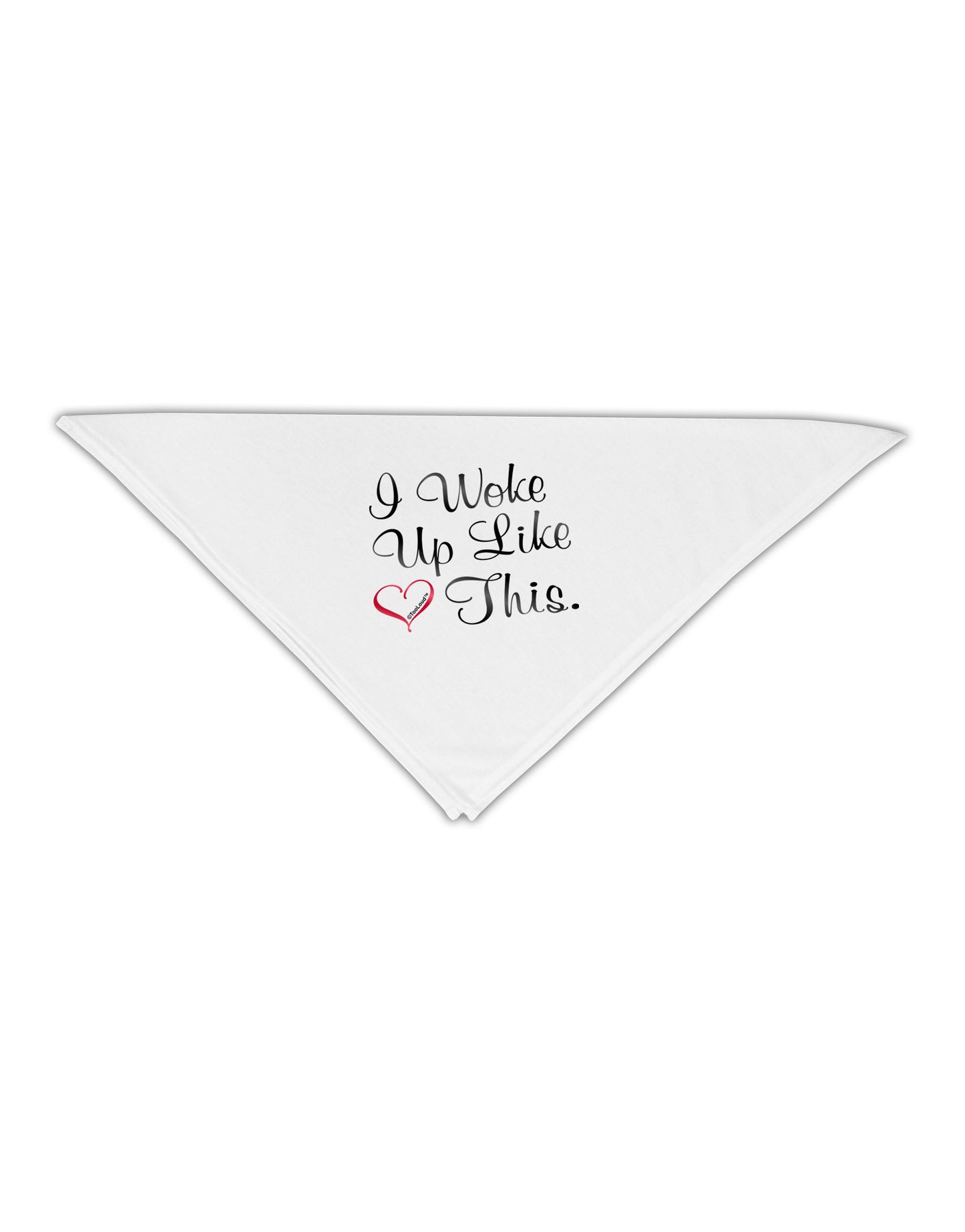 I Woke Up Like This Adult 19" Square Bandana-Square Bandanas-TooLoud-White-One-Size-Adult-Davson Sales