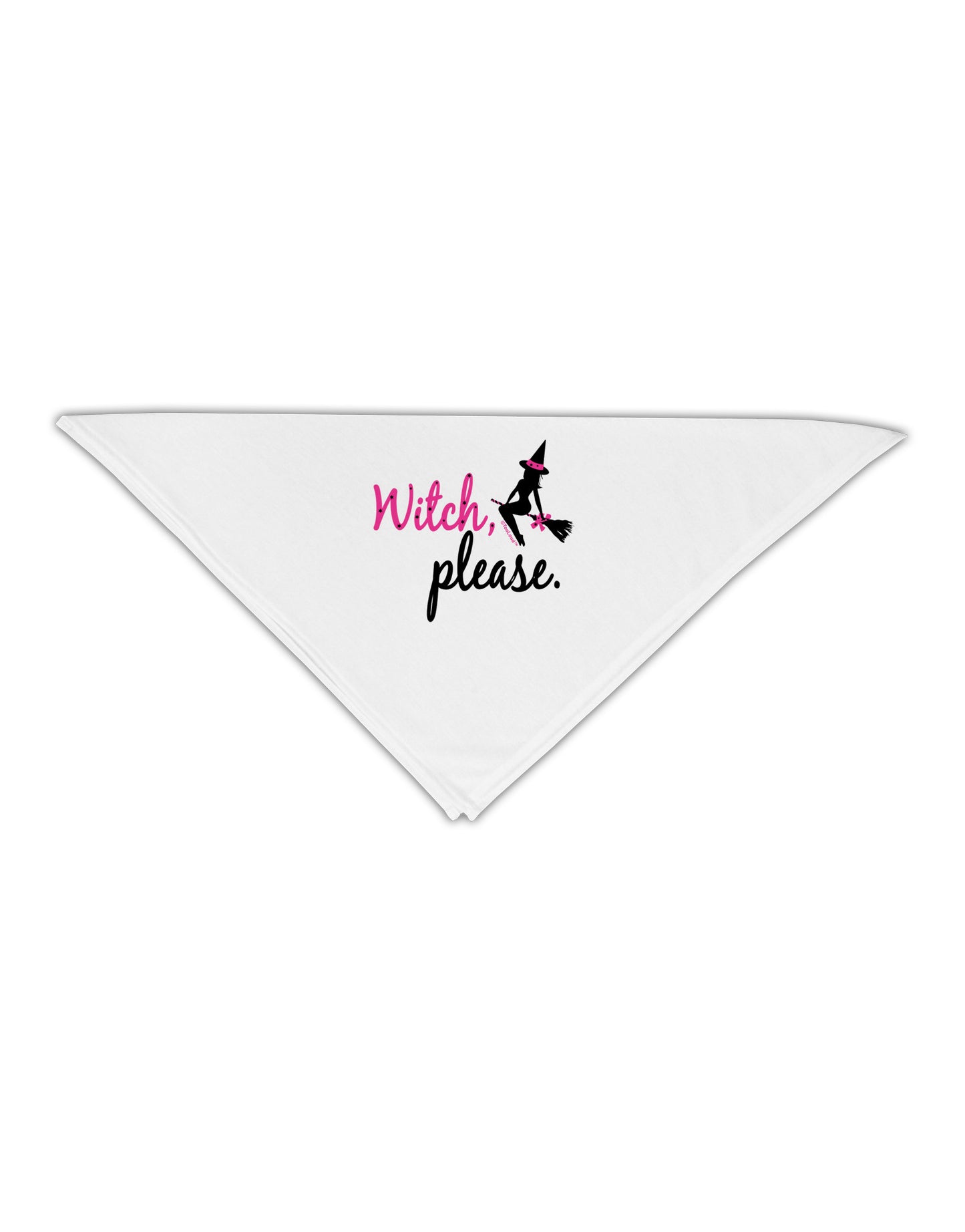 TooLoud Witch Please Adult 19" Square Bandana-Square Bandanas-TooLoud-White-One-Size-Adult-Davson Sales