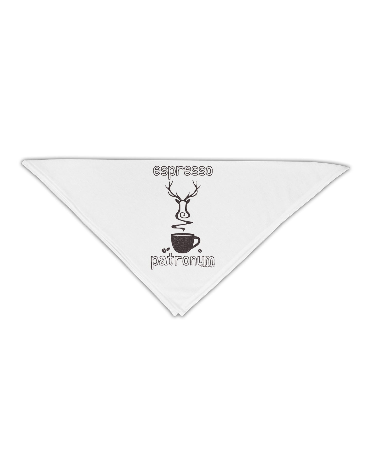 Espresso Patronum Adult 19" Square Bandana-Square Bandanas-TooLoud-White-One-Size-Adult-Davson Sales