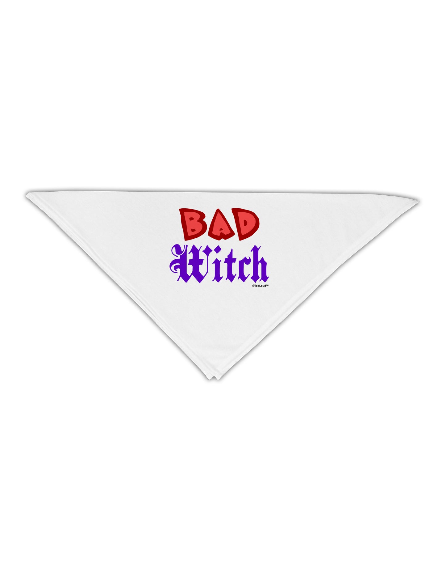 Bad Witch Color Red Adult 19" Square Bandana-Square Bandanas-TooLoud-White-One-Size-Adult-Davson Sales
