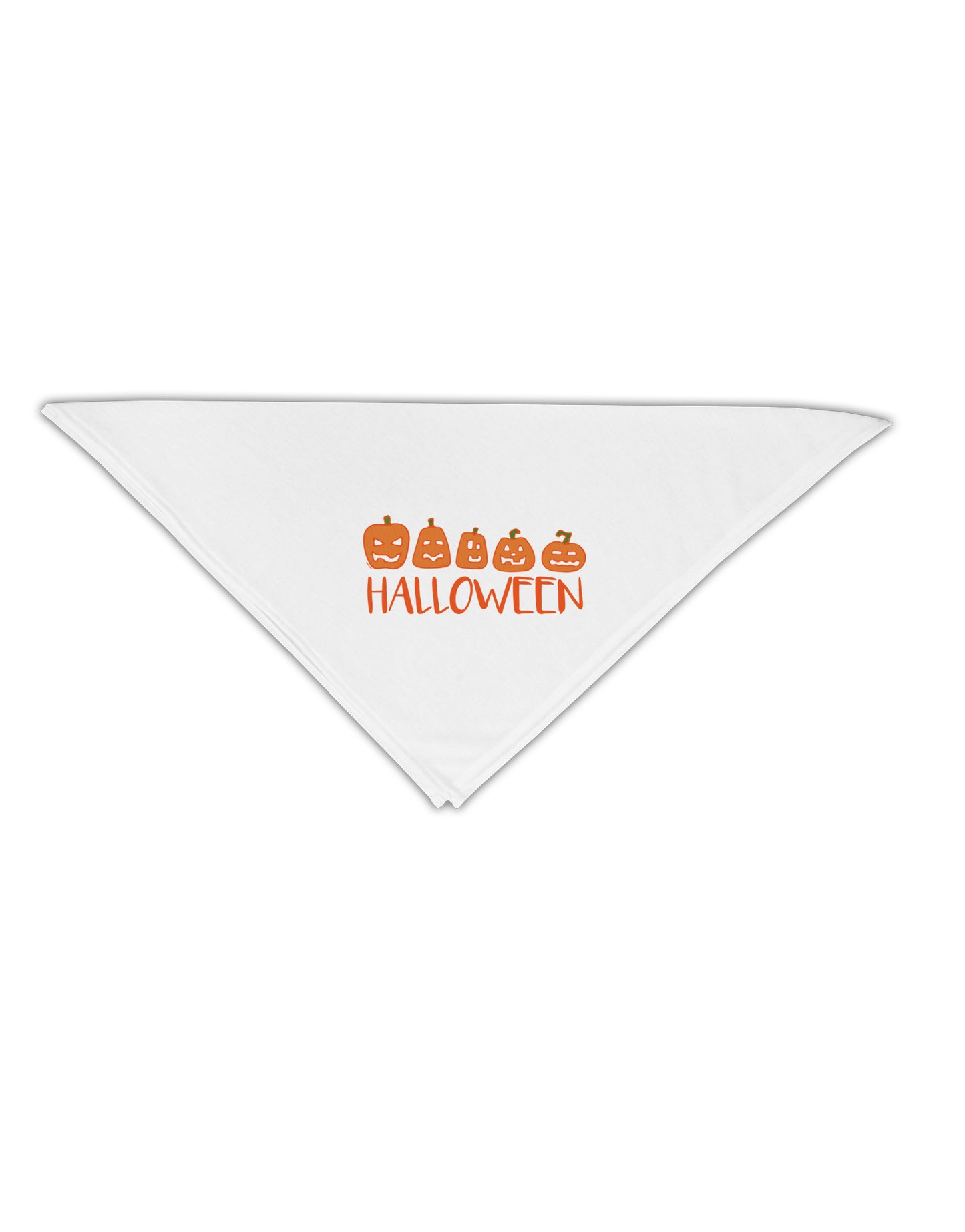 Halloween Pumpkins Adult 19 Inch Square Bandana-Bandanas-TooLoud-White-One-Size-Adult-Davson Sales