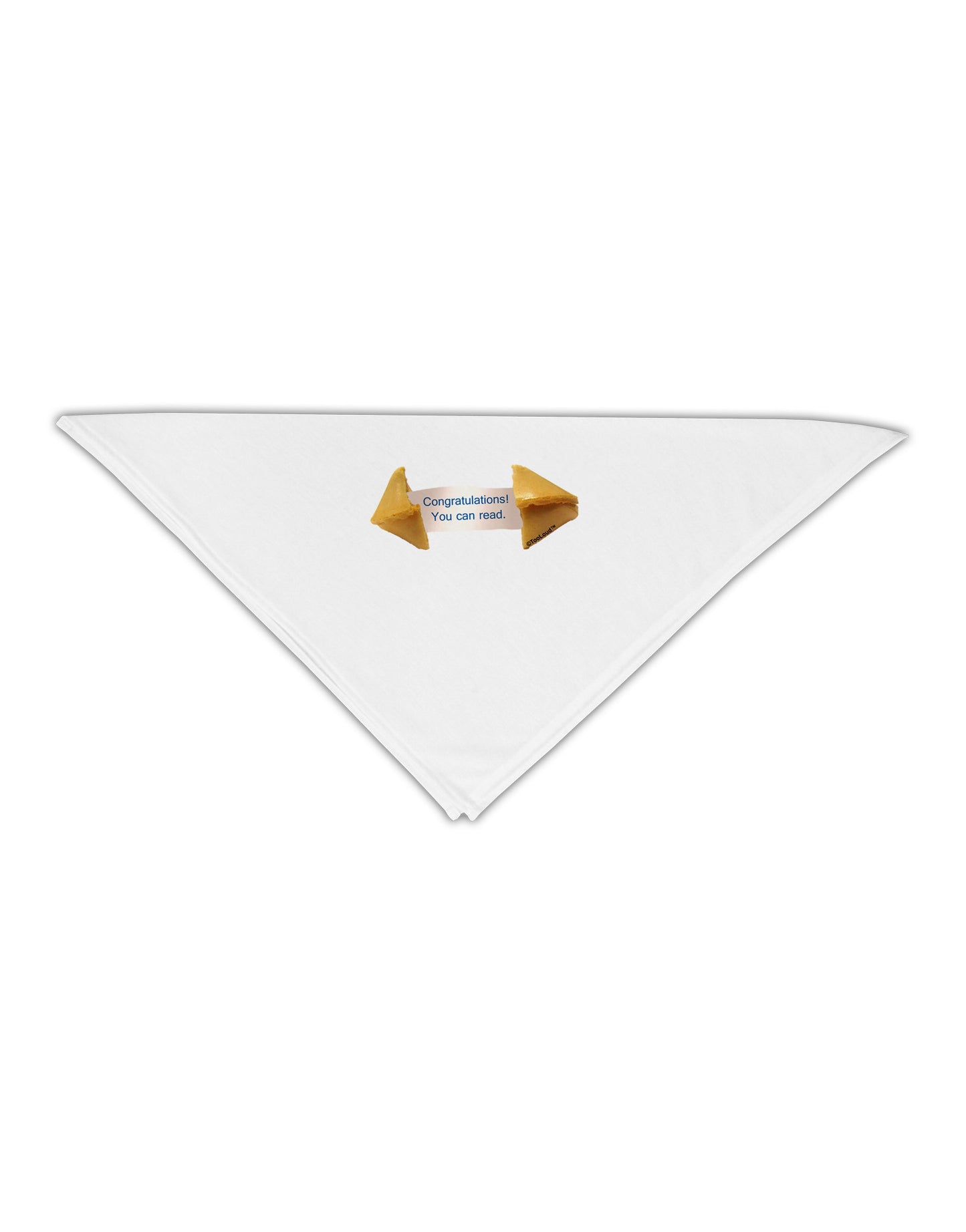 Sarcastic Fortune Cookie Adult 19" Square Bandana-Square Bandanas-TooLoud-White-One-Size-Adult-Davson Sales