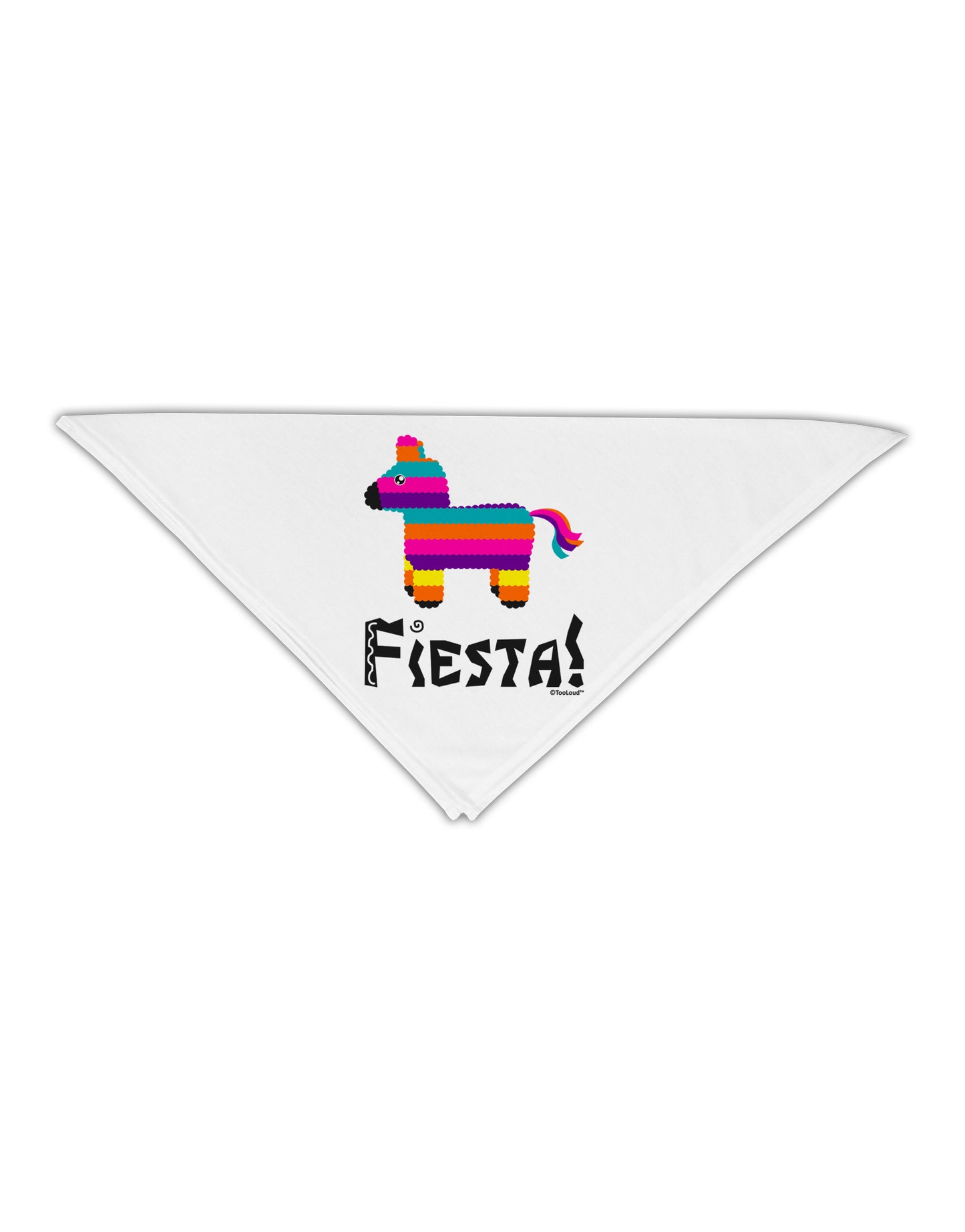 Colorful Pinata Design - Fiesta Adult 19" Square Bandana by TooLoud-Square Bandanas-TooLoud-White-One-Size-Adult-Davson Sales
