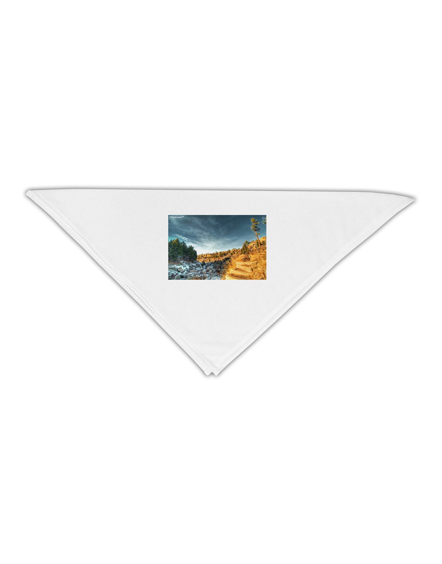 Castlewood Canyon Adult 19" Square Bandana-Square Bandanas-TooLoud-White-One-Size-Adult-Davson Sales