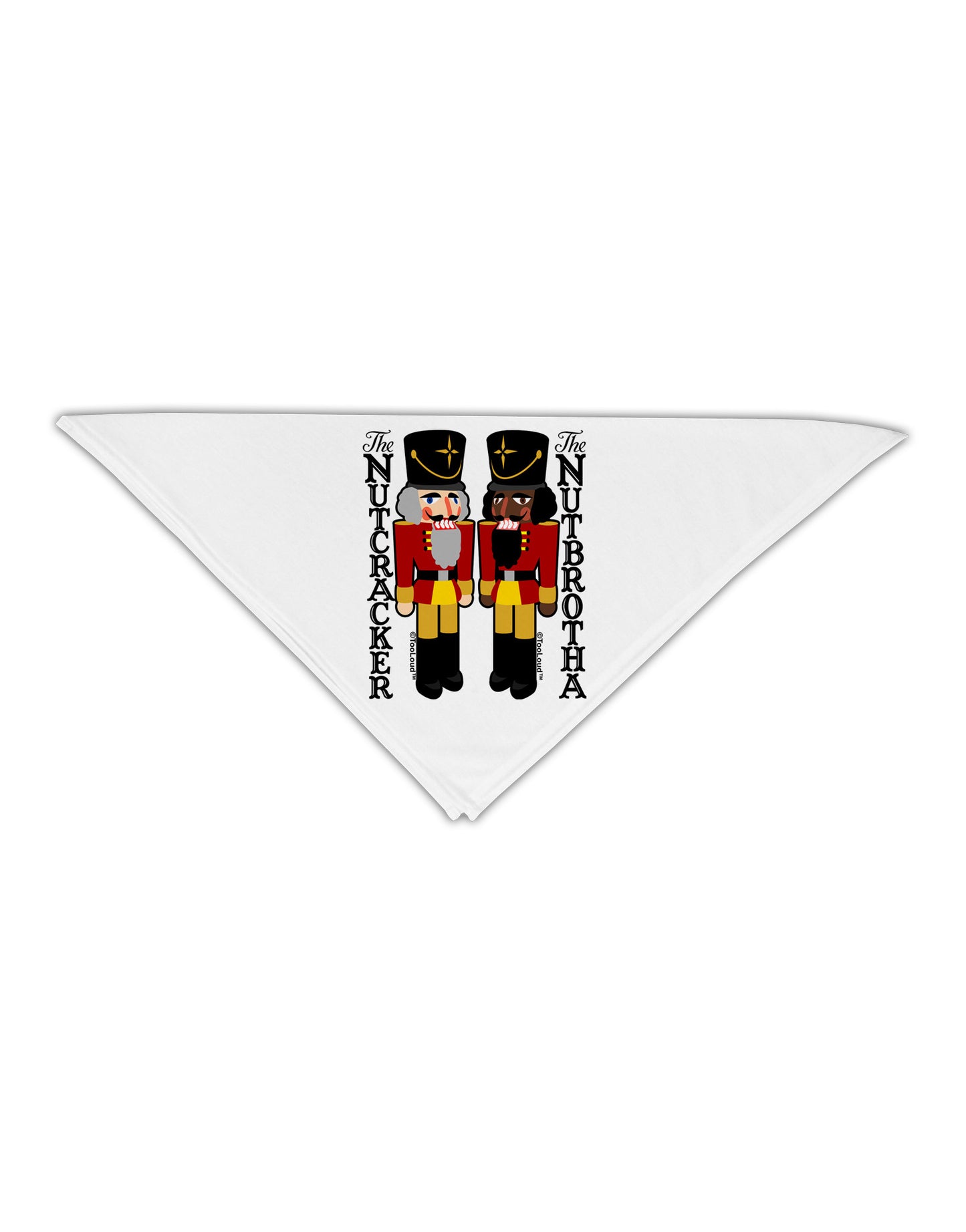 The Nutcracker and Nutbrotha Adult 19" Square Bandana by-Square Bandanas-TooLoud-White-One-Size-Adult-Davson Sales