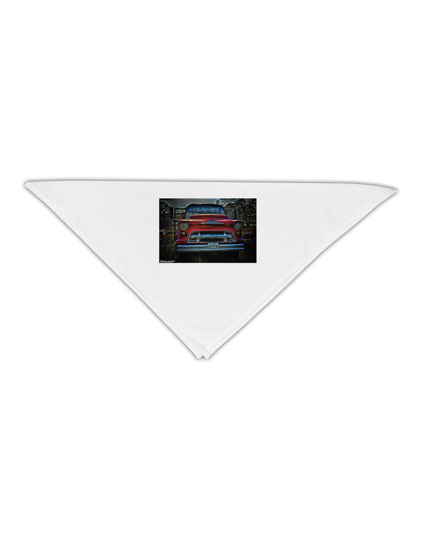 Vintage Truck Adult 19" Square Bandana-Square Bandanas-TooLoud-White-One-Size-Adult-Davson Sales