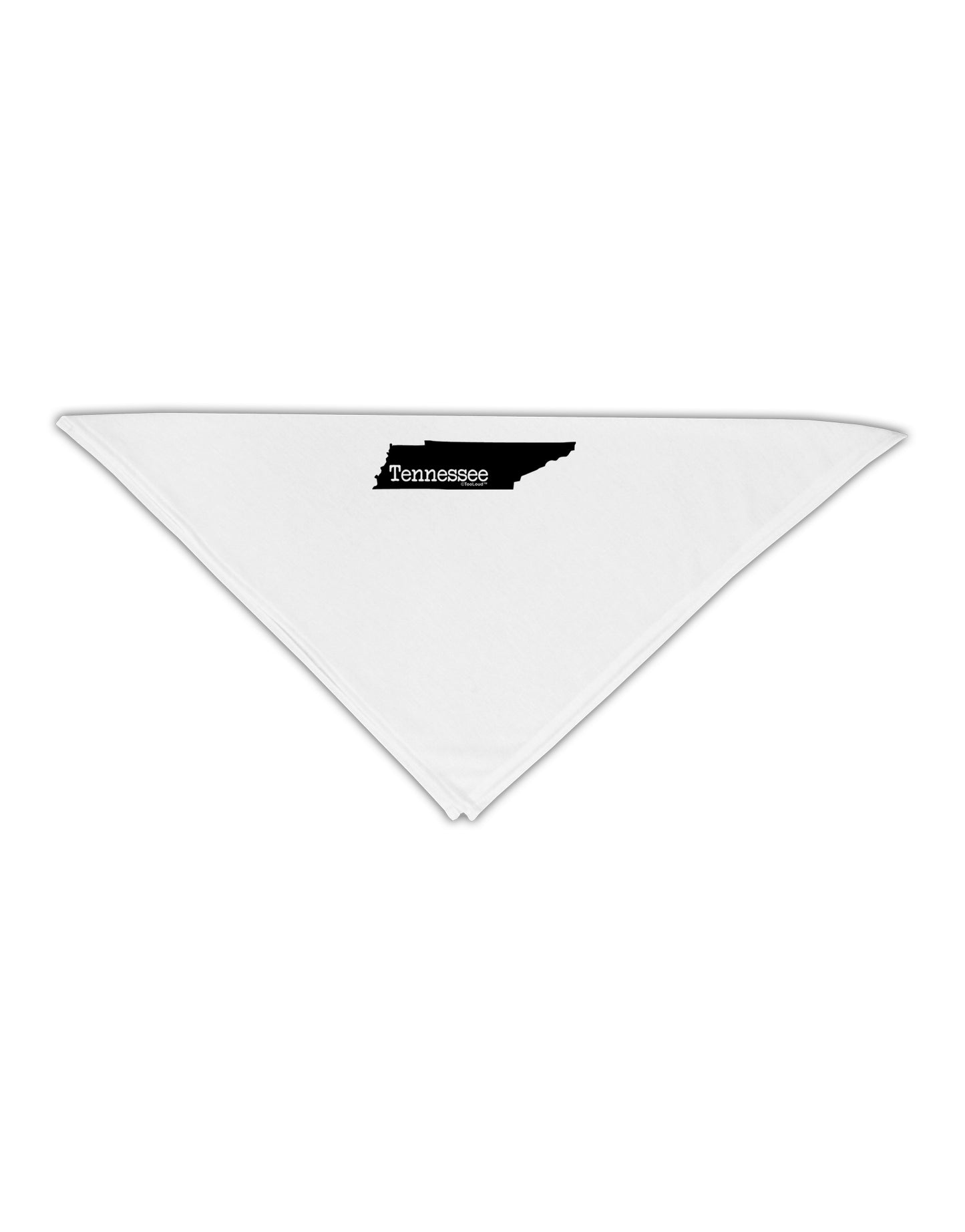 Tennessee - United States Shape Adult 19" Square Bandana by TooLoud-Square Bandanas-TooLoud-White-One-Size-Adult-Davson Sales
