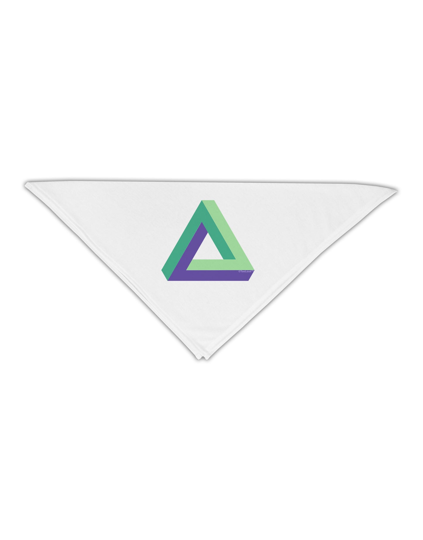 Impossible Triangle Loop Adult 19" Square Bandana-Square Bandanas-TooLoud-White-One-Size-Adult-Davson Sales